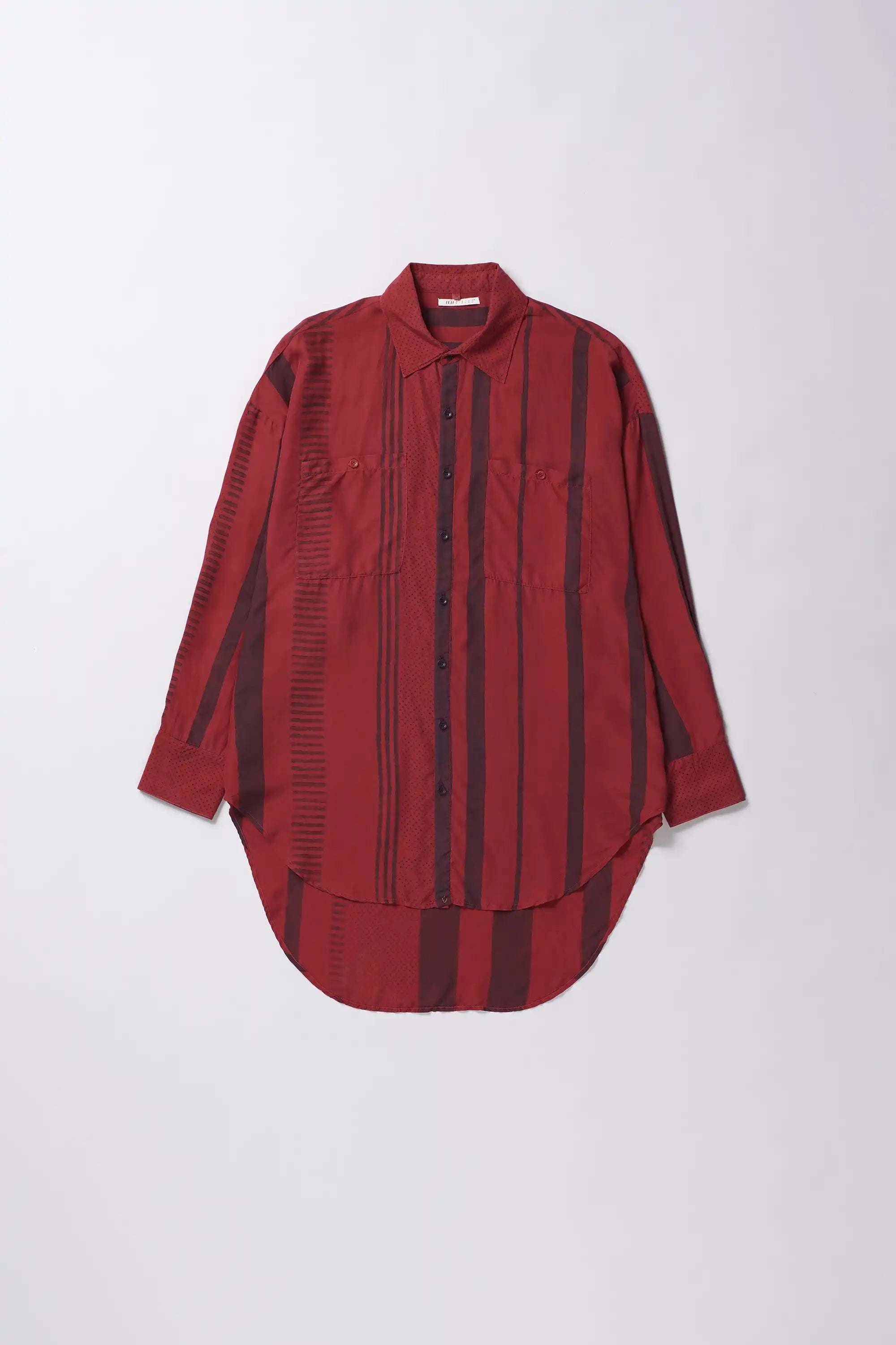 Crimson Pink Oversized Shirt