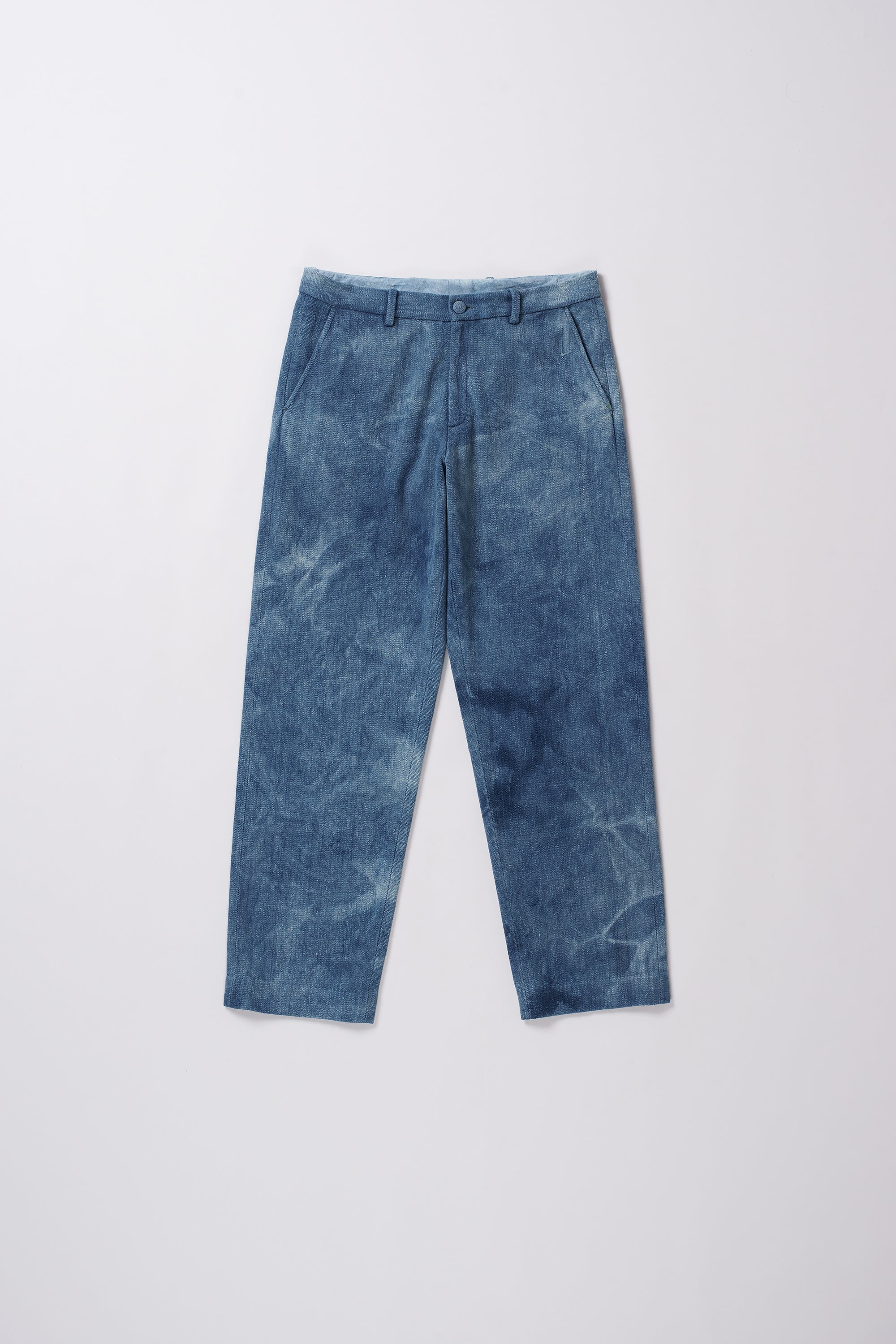 Indigo cotton denim pant