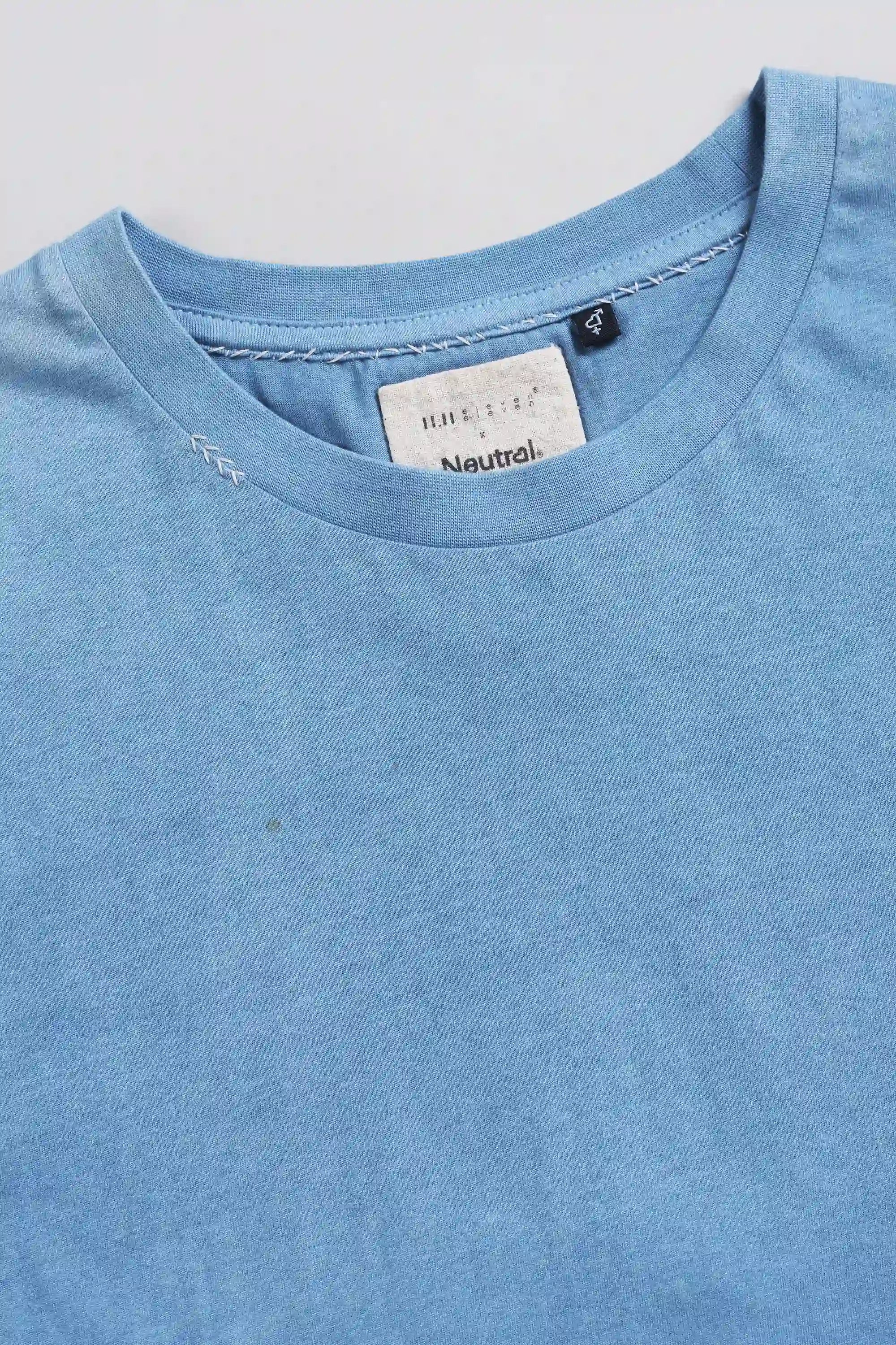 Light Indigo Cotton T-Shirt