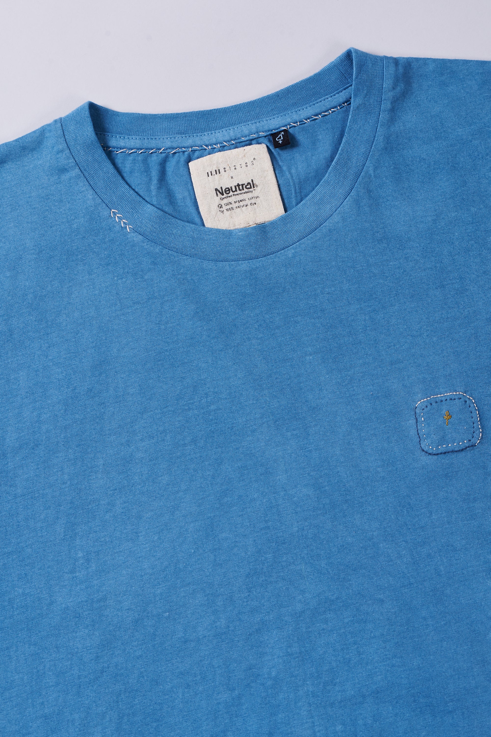 Fabric close-up with hand detailing