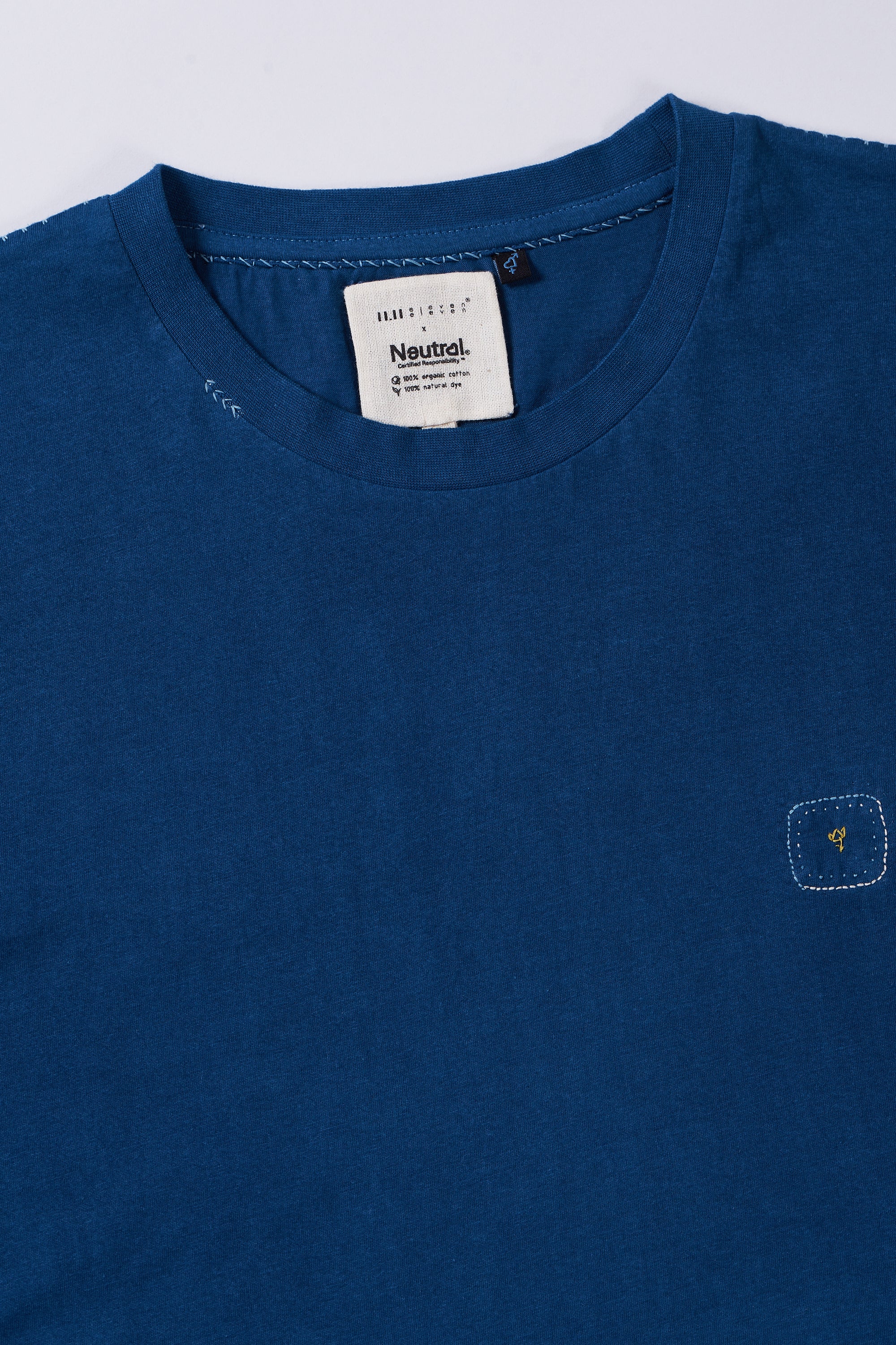 Fabric close-up with hand detailing