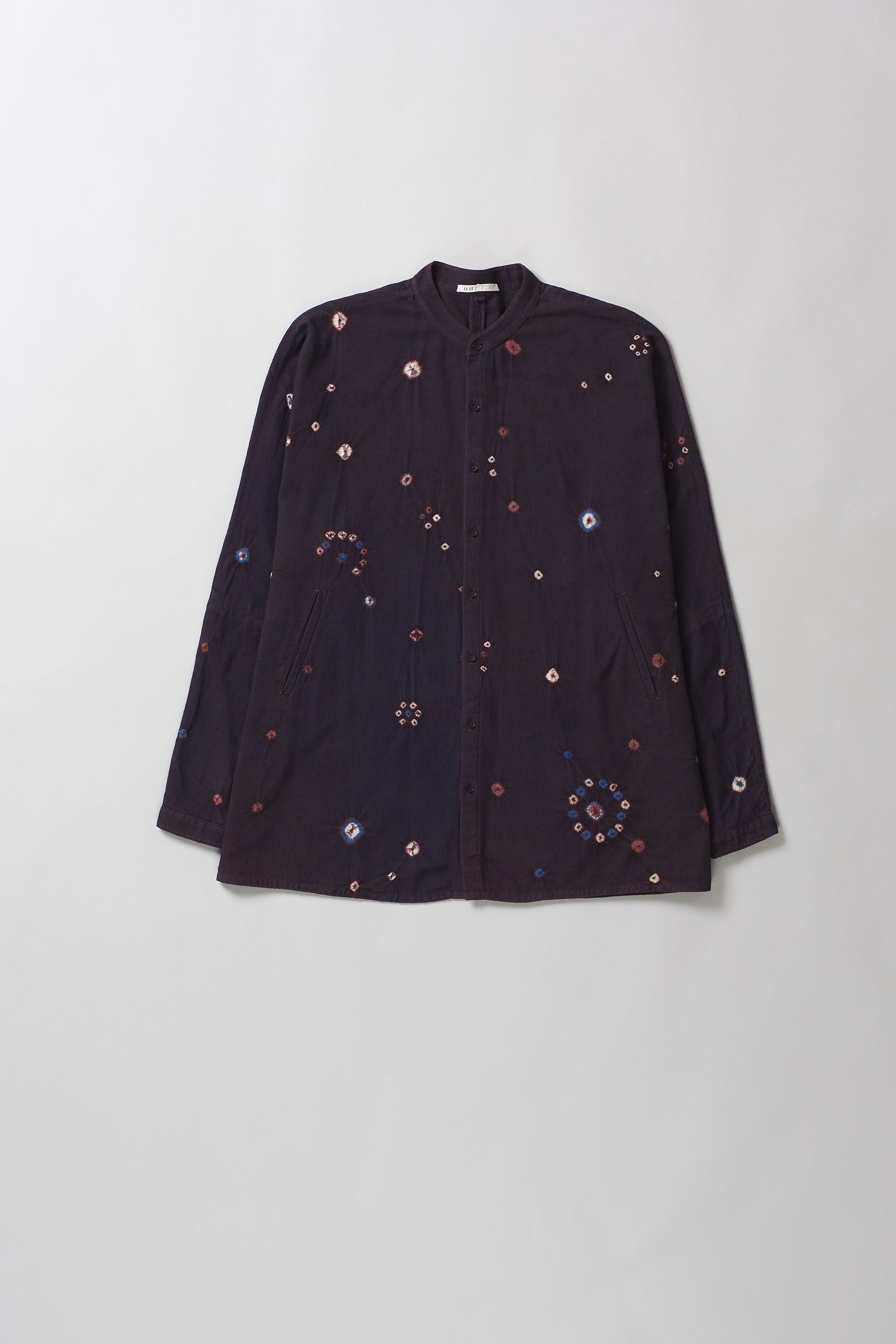 Purple-Red Bandhani Shirt