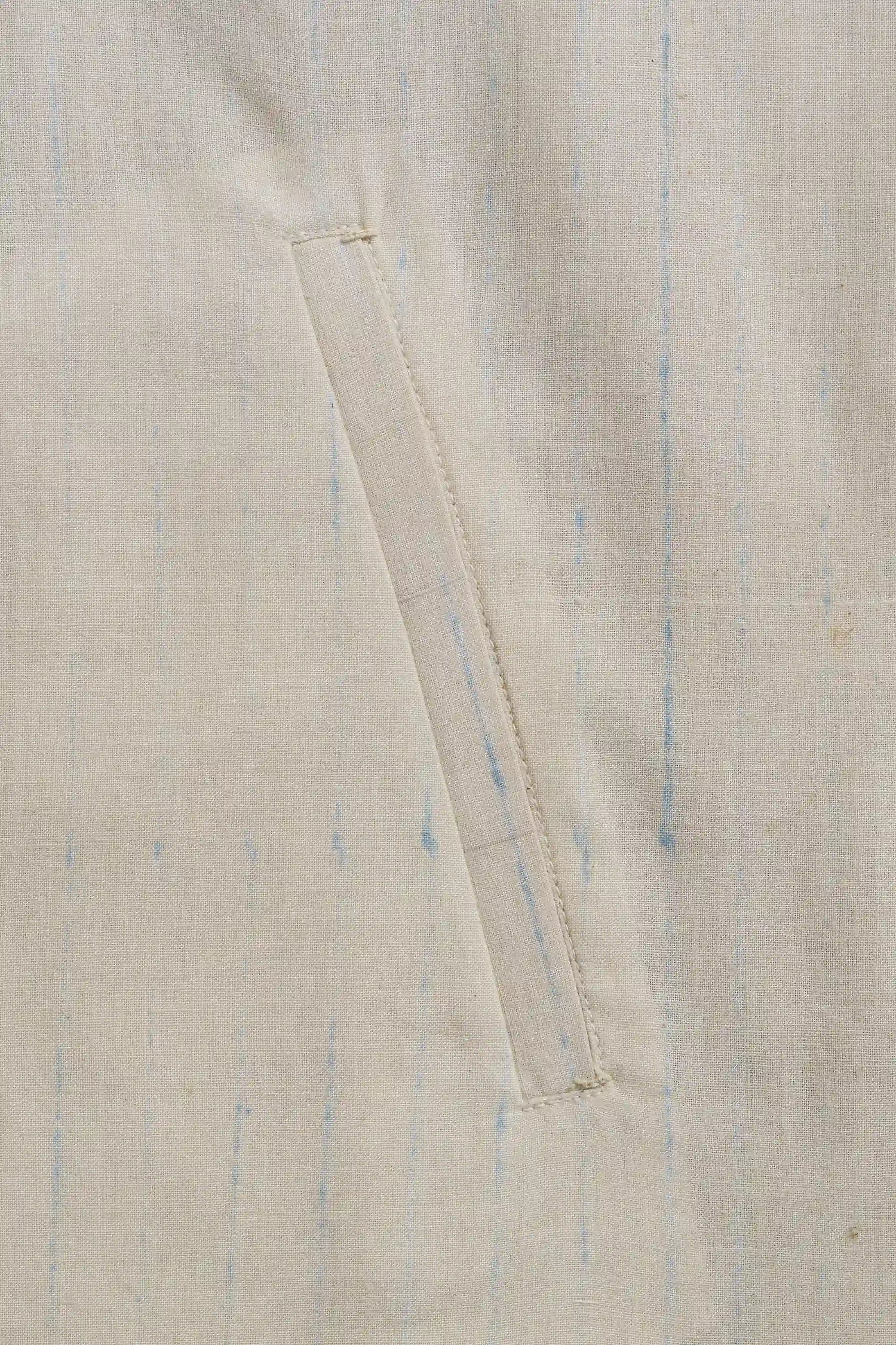Cotton Shirt in Ecru