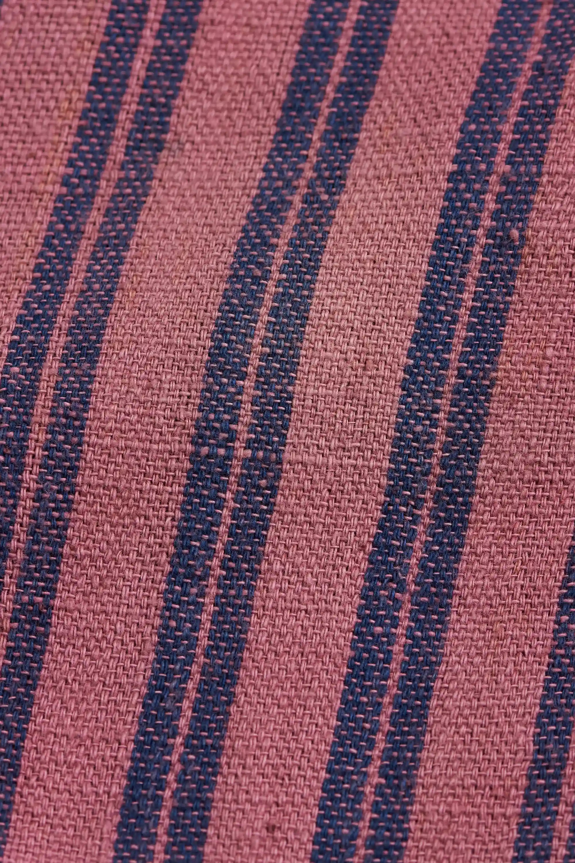 Loose Fit Collared Shirt With Stripes