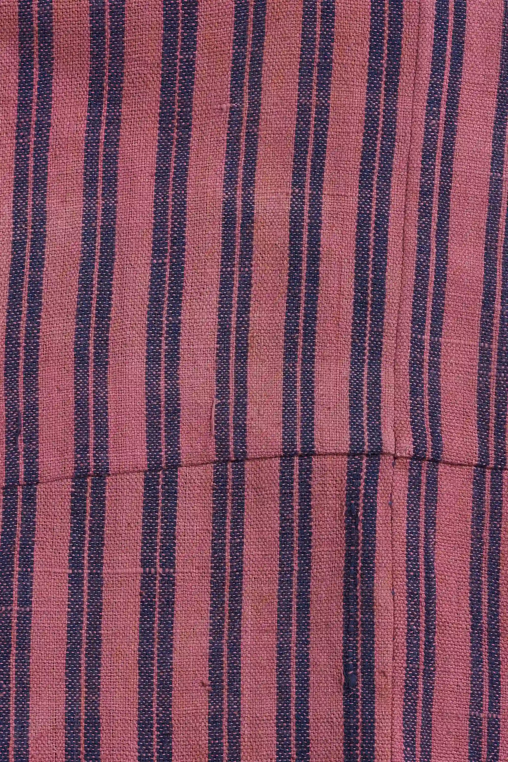 Loose Fit Collared Shirt With Stripes
