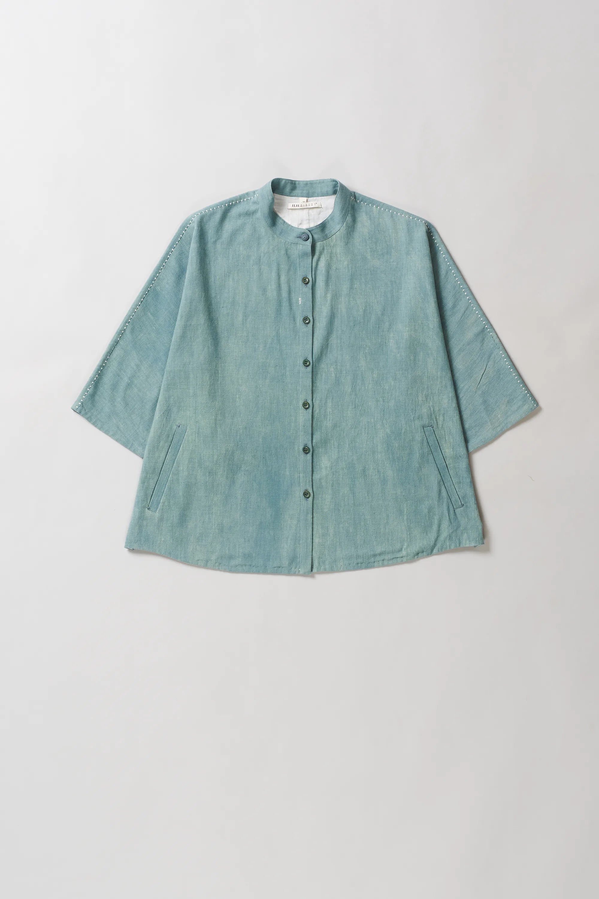 Cotton Shirt in Turf Green