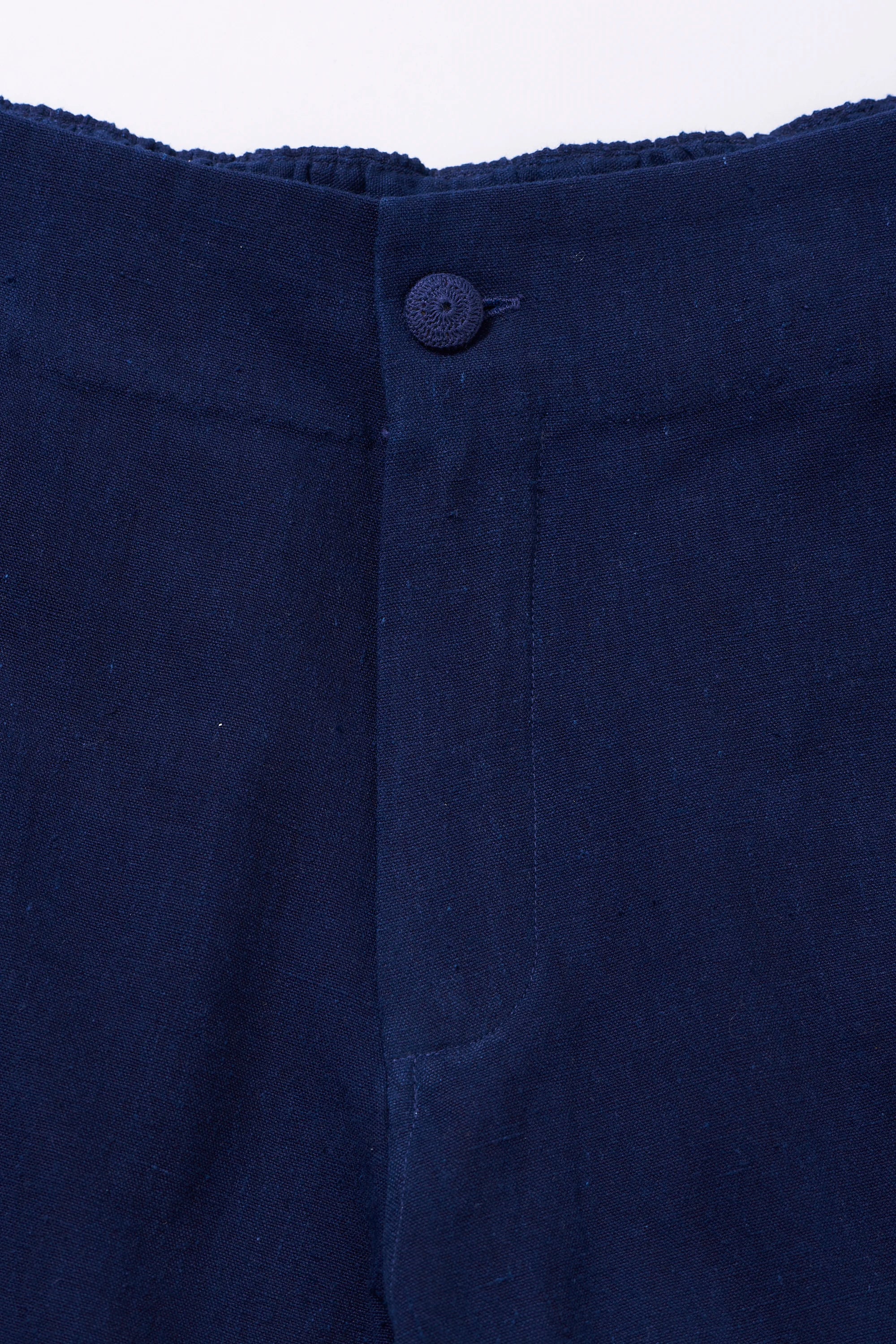 Fabric close-up with button
