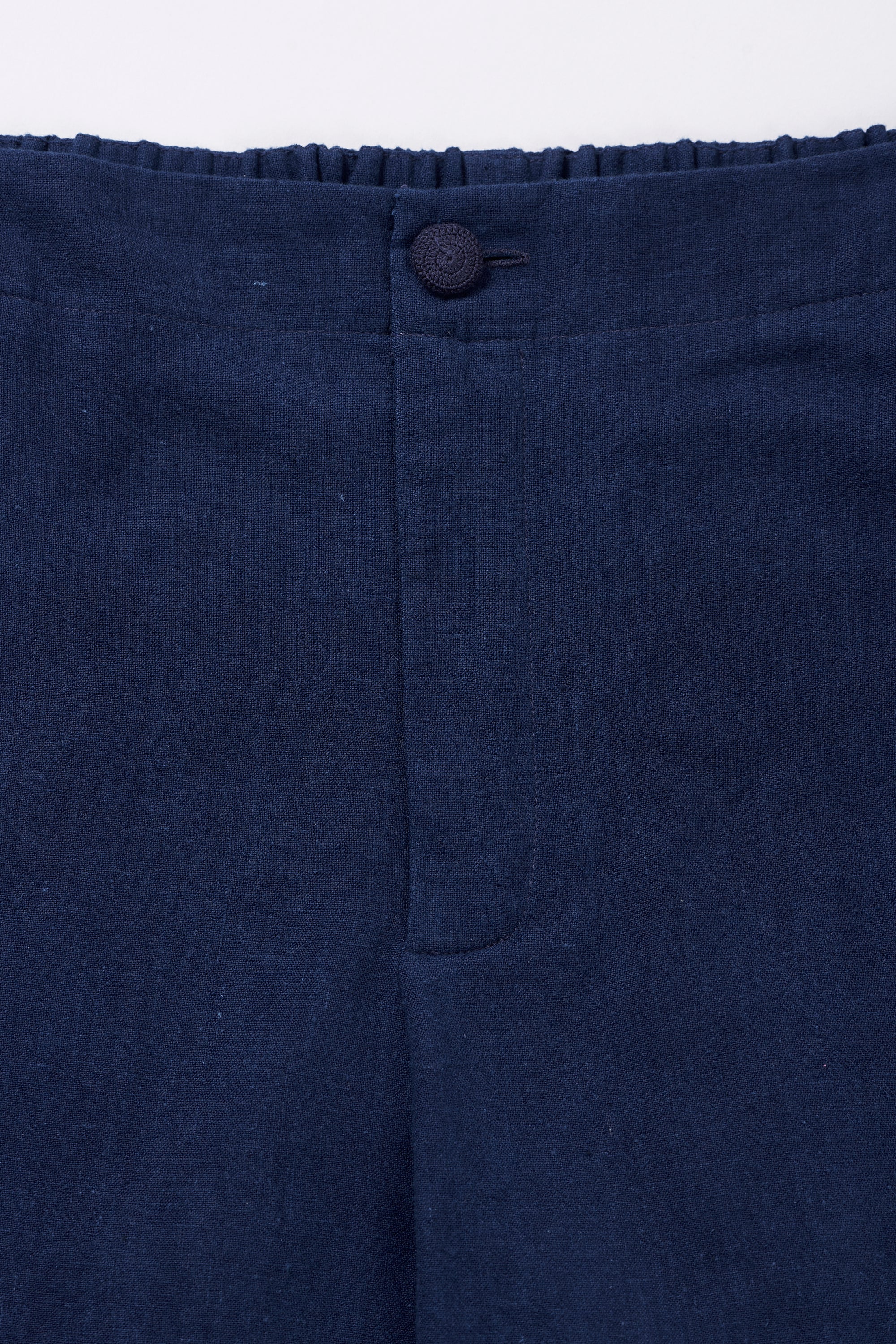 Fabric close-up with button