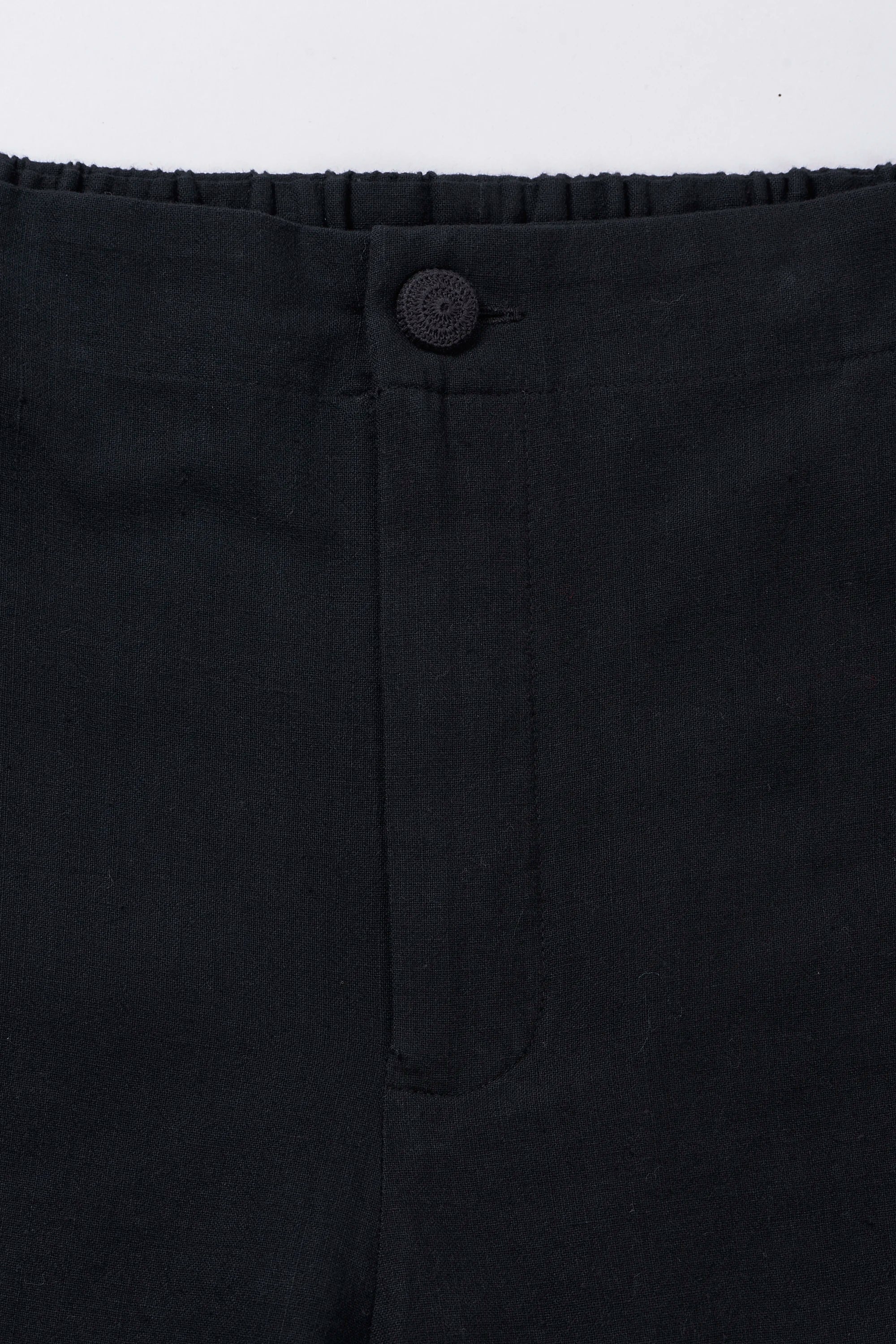 Fabric close-up with button