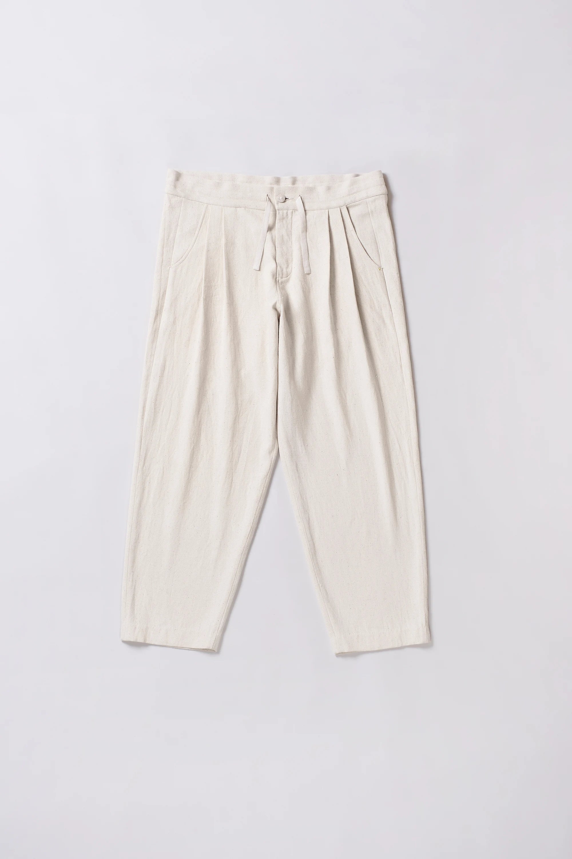 Ecru cotton pant