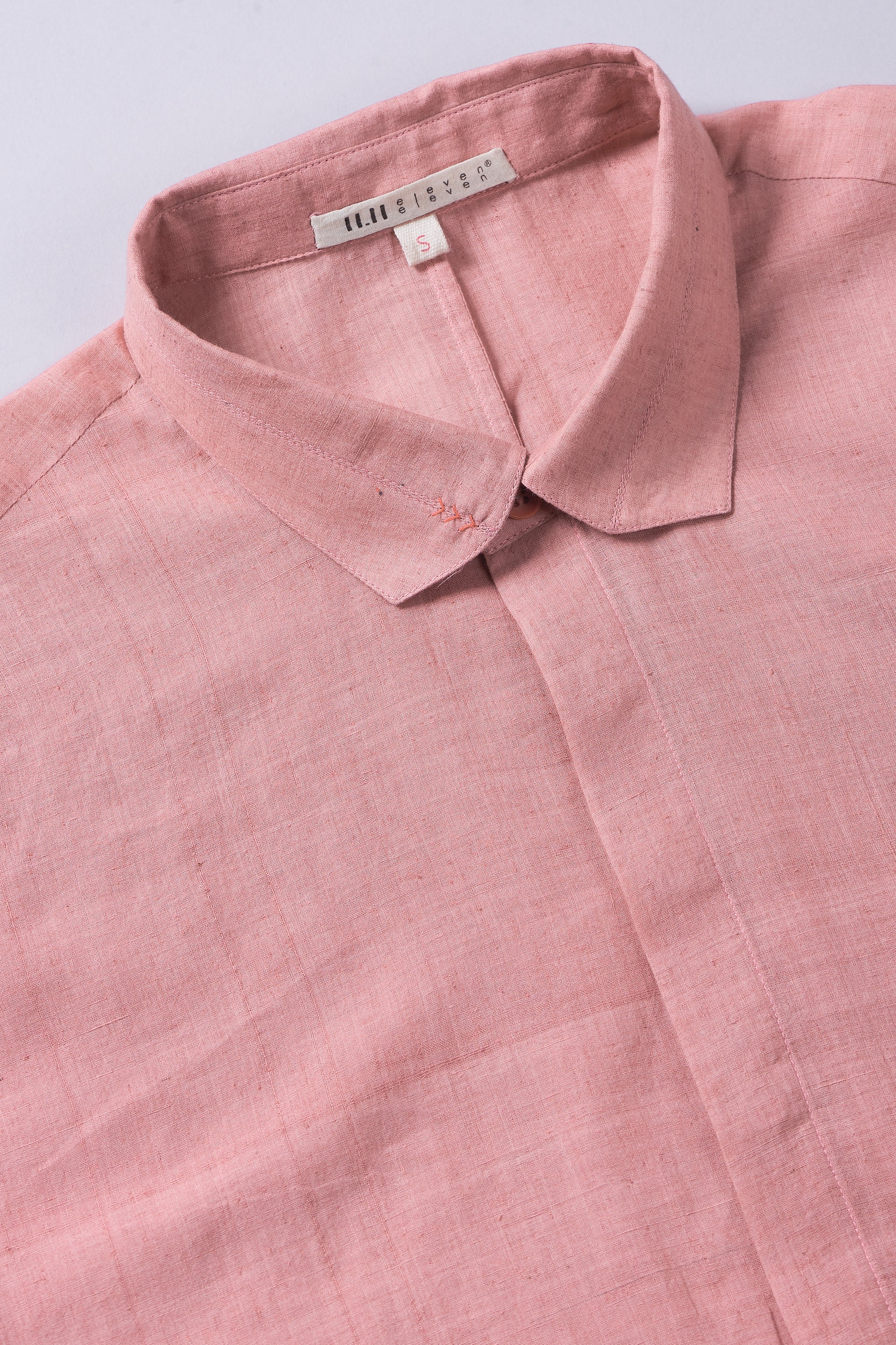 Fabric close-up with collar and buttons