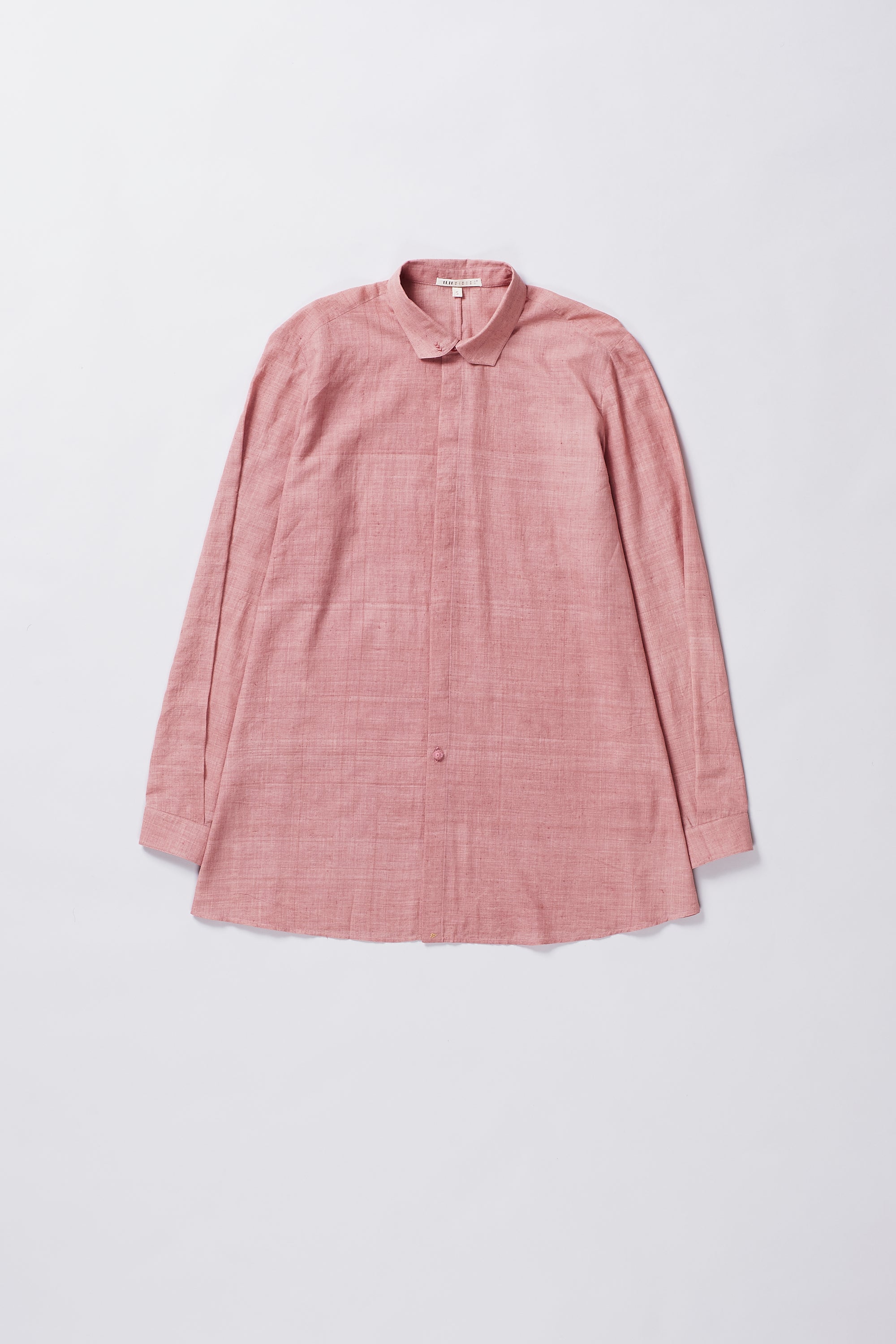 Chalk pink cotton shirt