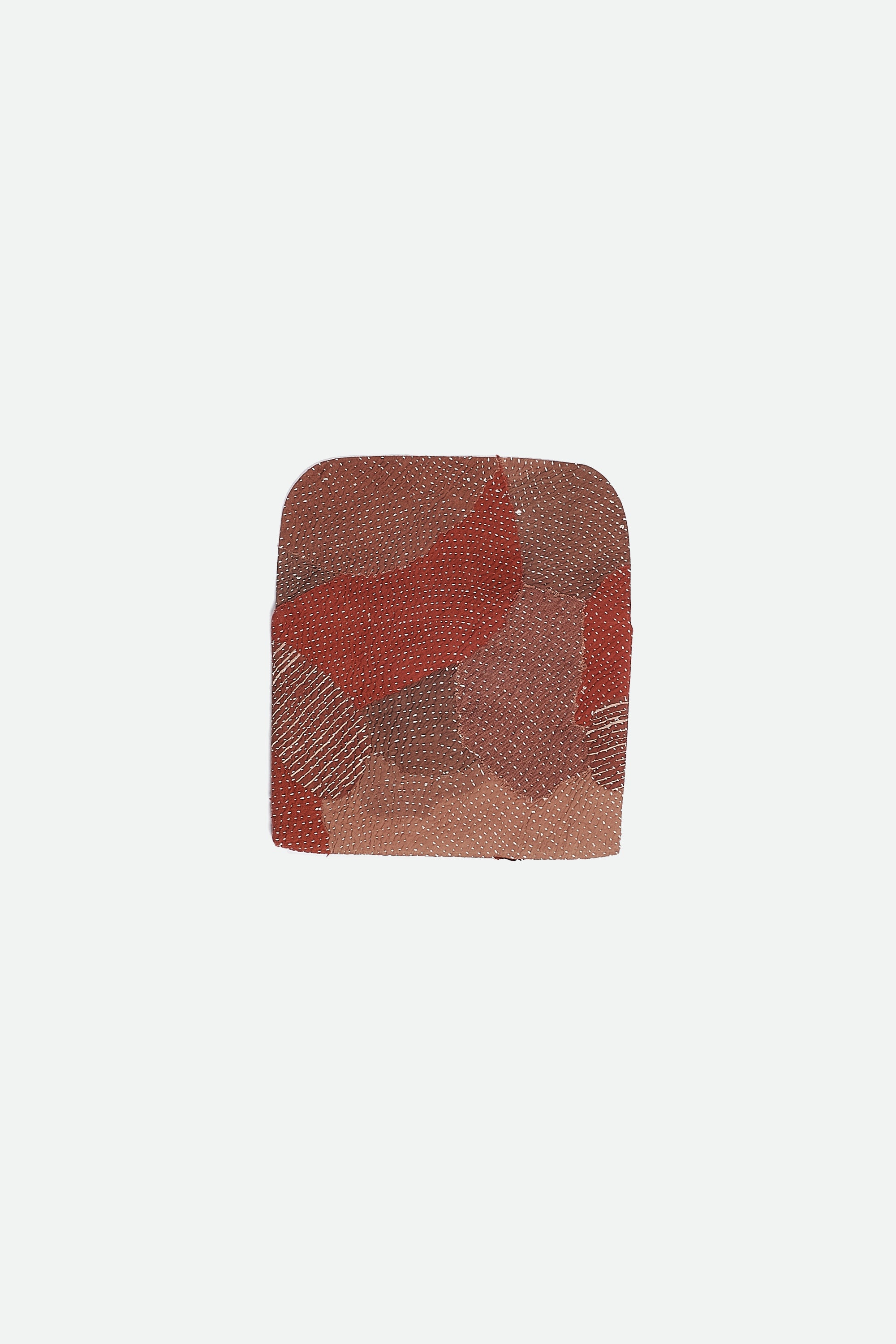 Back image of a brick red laptopsleeve