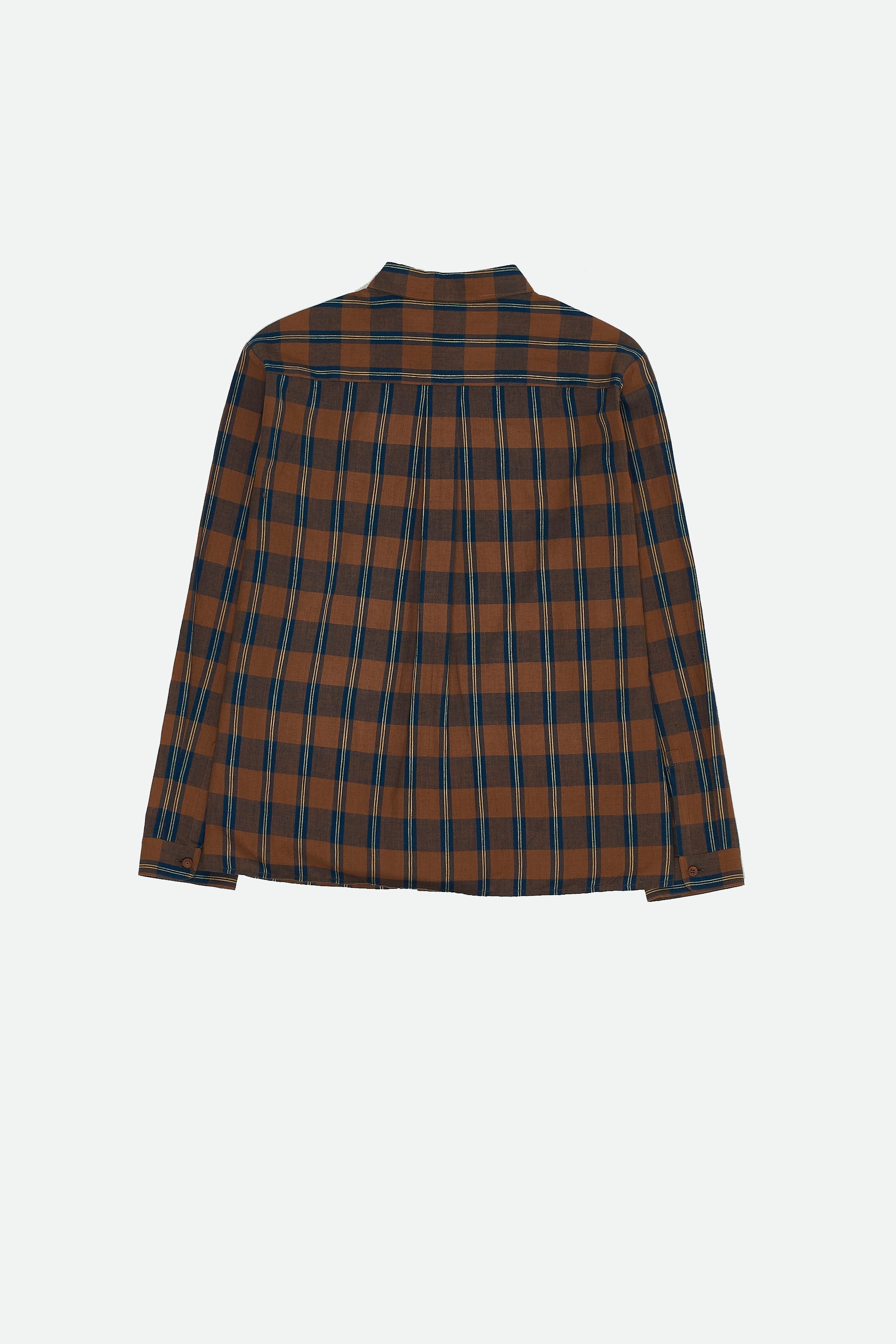 Multi Colour Yarn Dyed Spread Collar Shirt