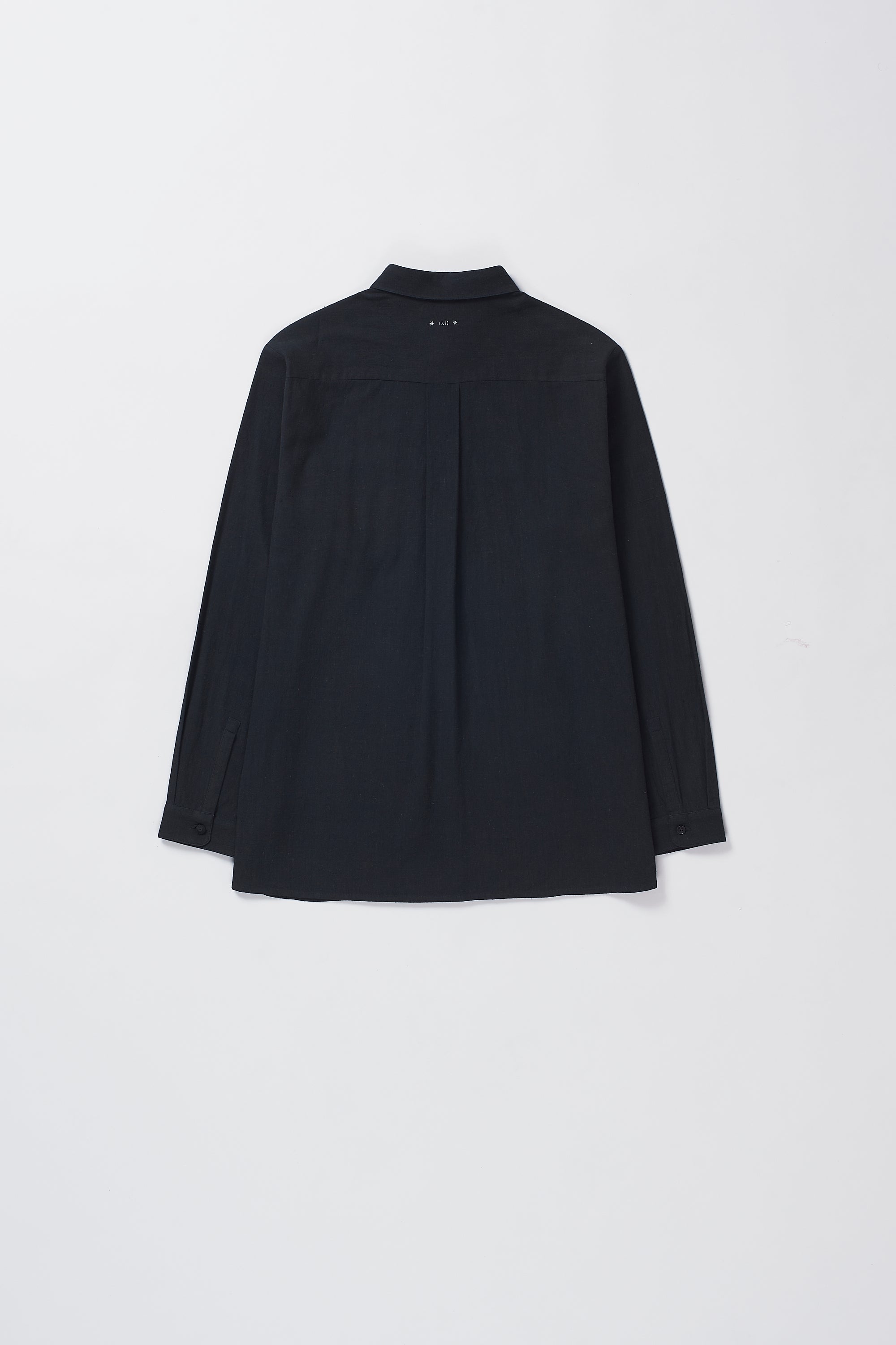 Back image of a black shirt