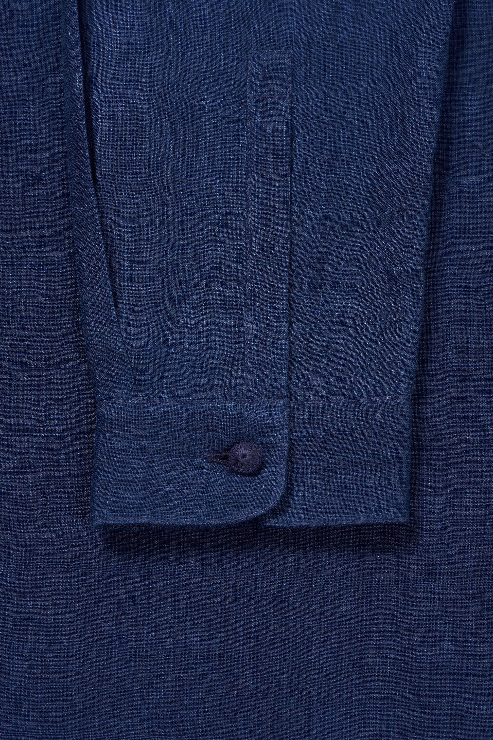 Fabric close-up with sleeve and button