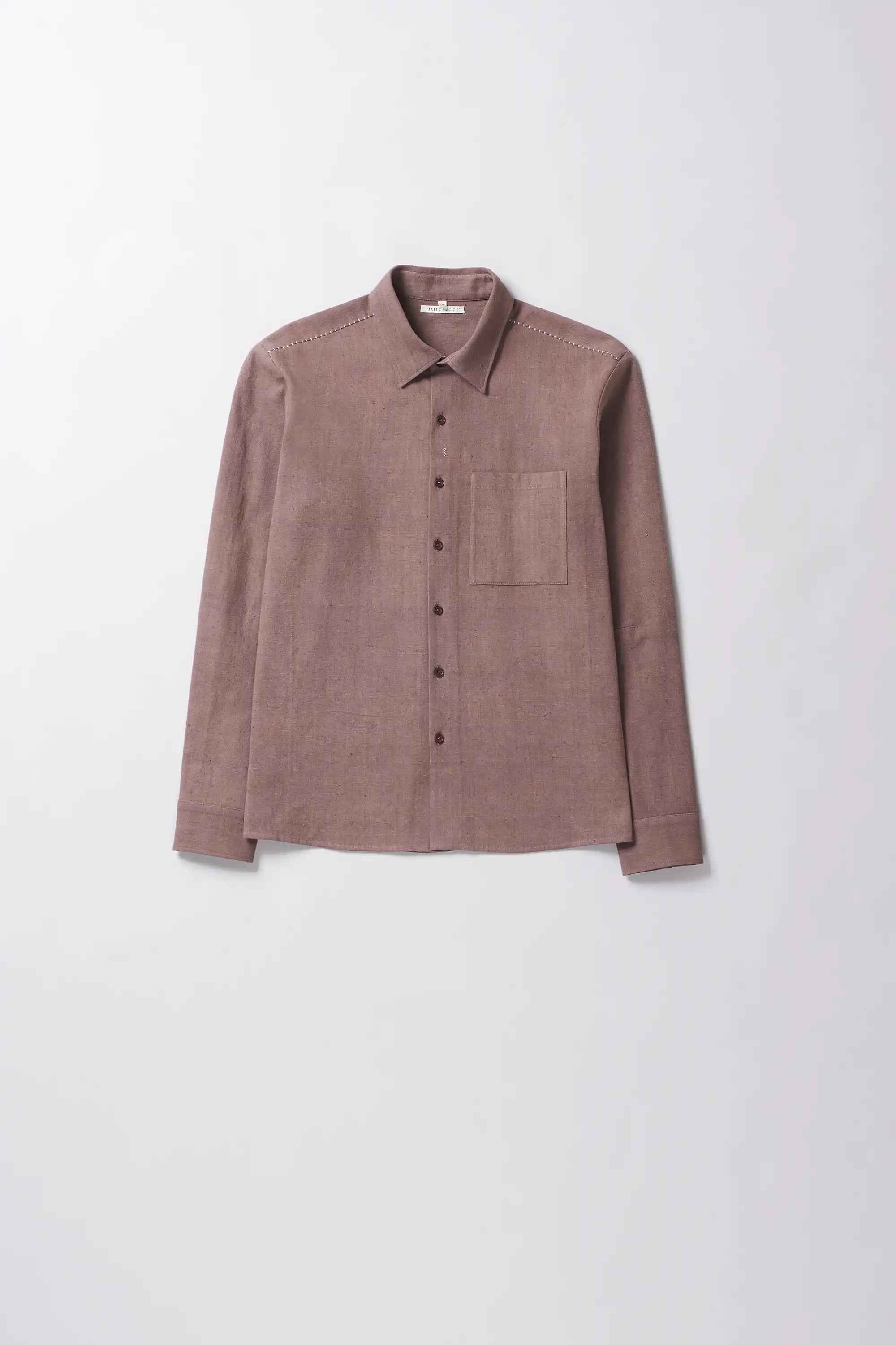 Old rose cotton shirt