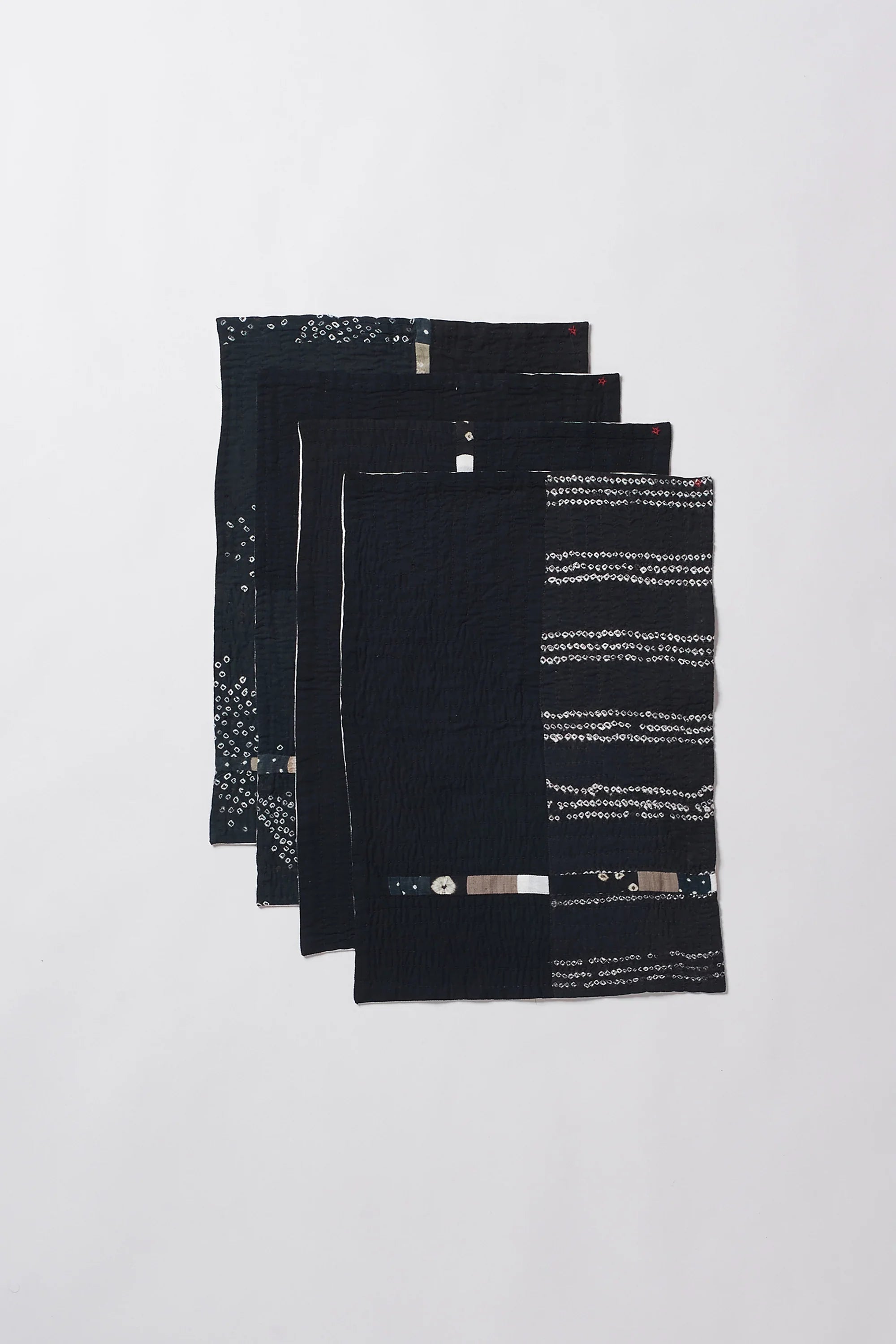 Black bandhani placemat
