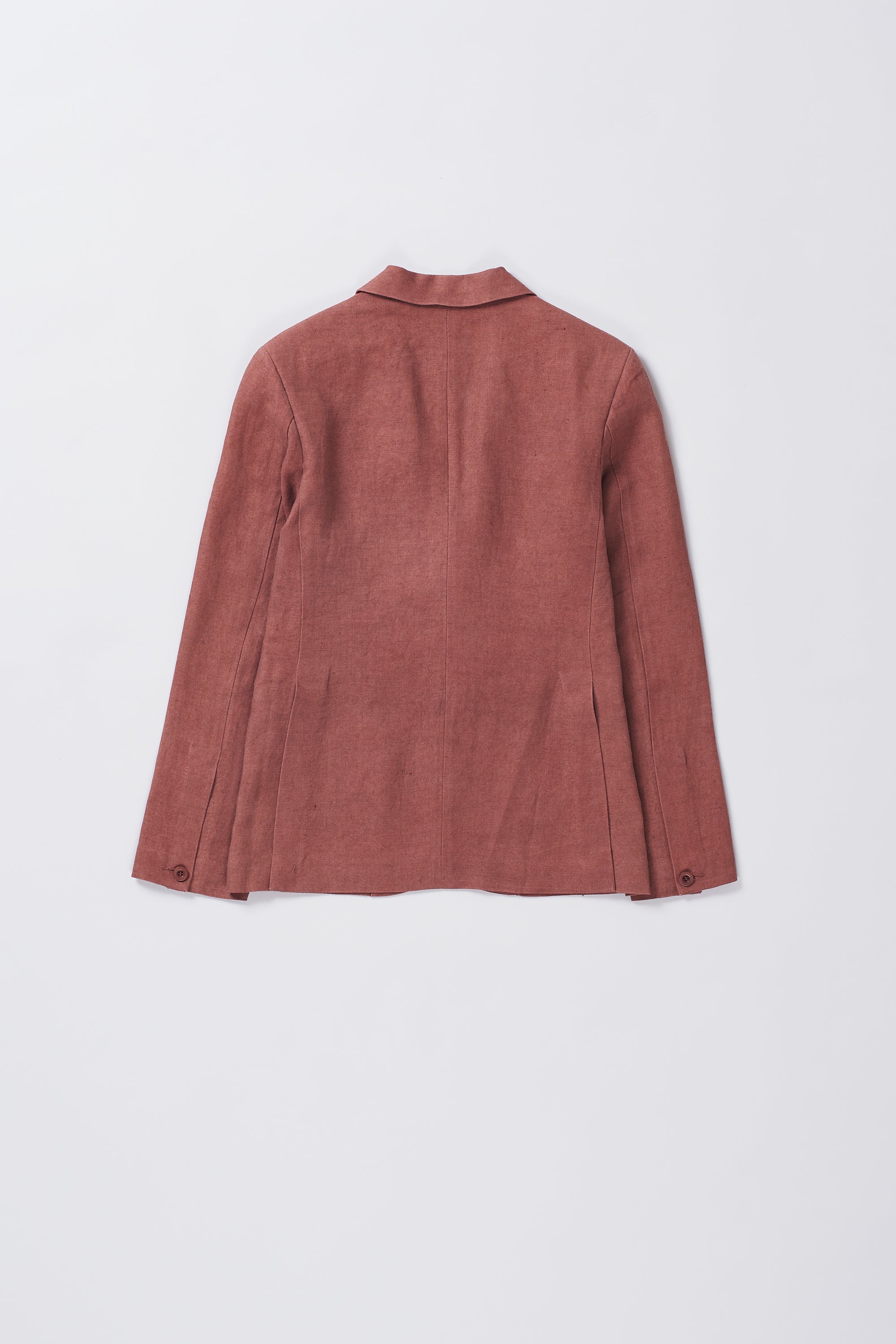 Back image of a rouge pink jacket
