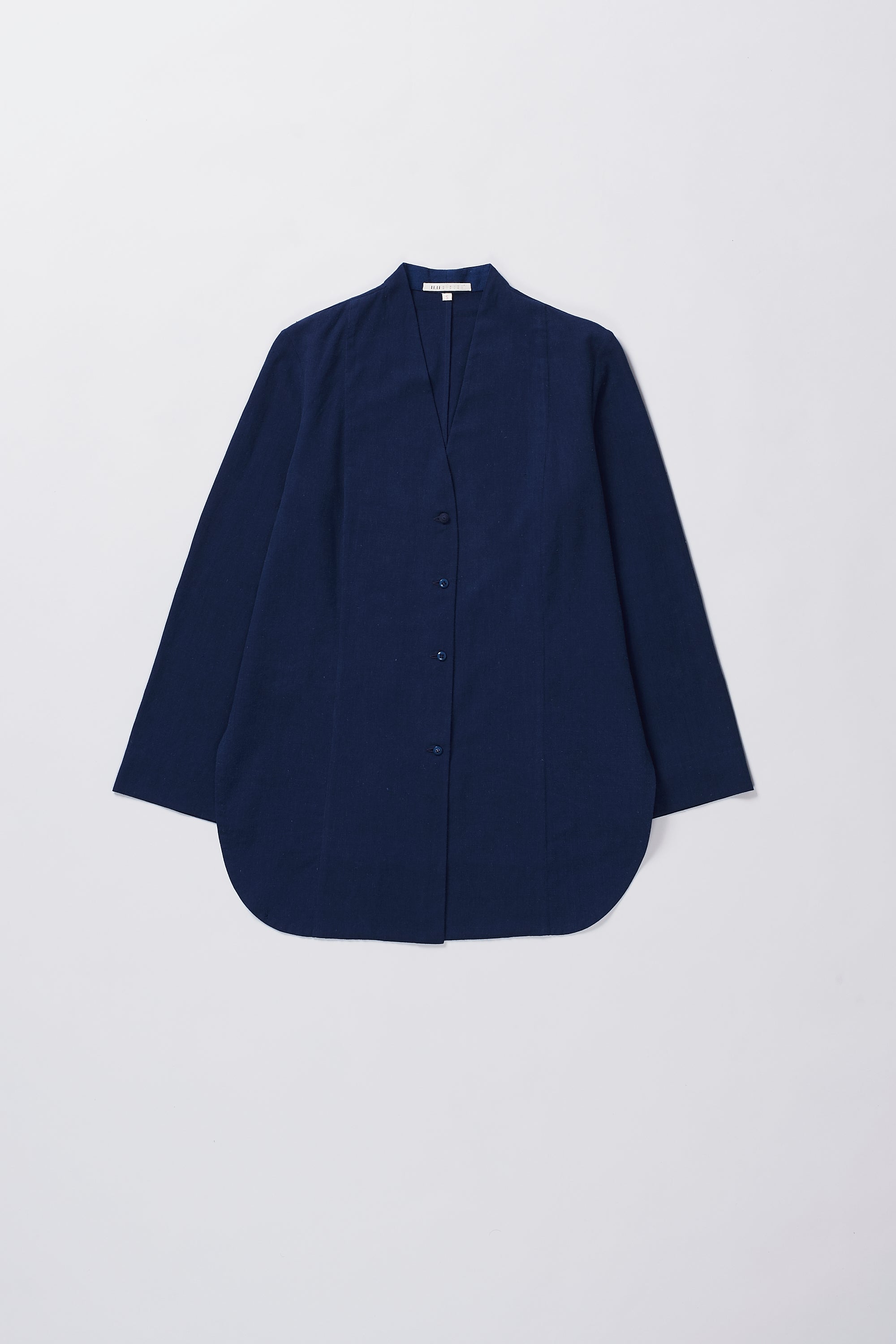 Indigo cotton shirt