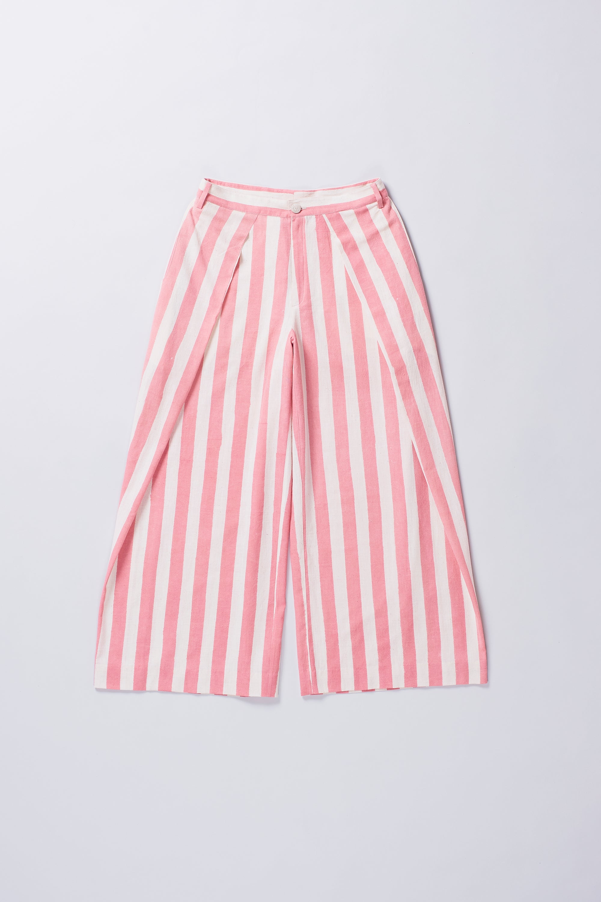 Front image of a pleat trouser
