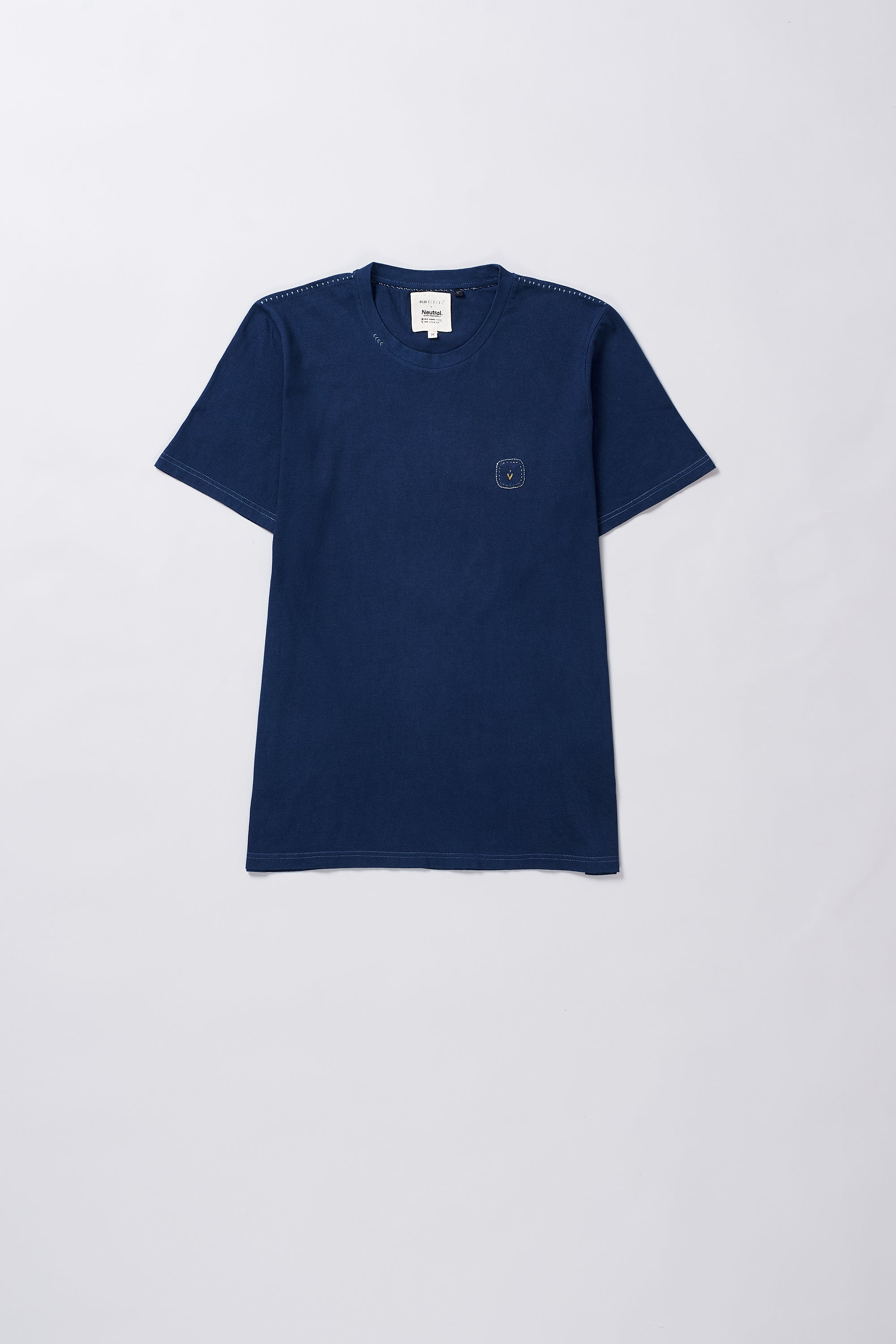 Medium indigo cotton t-shirt