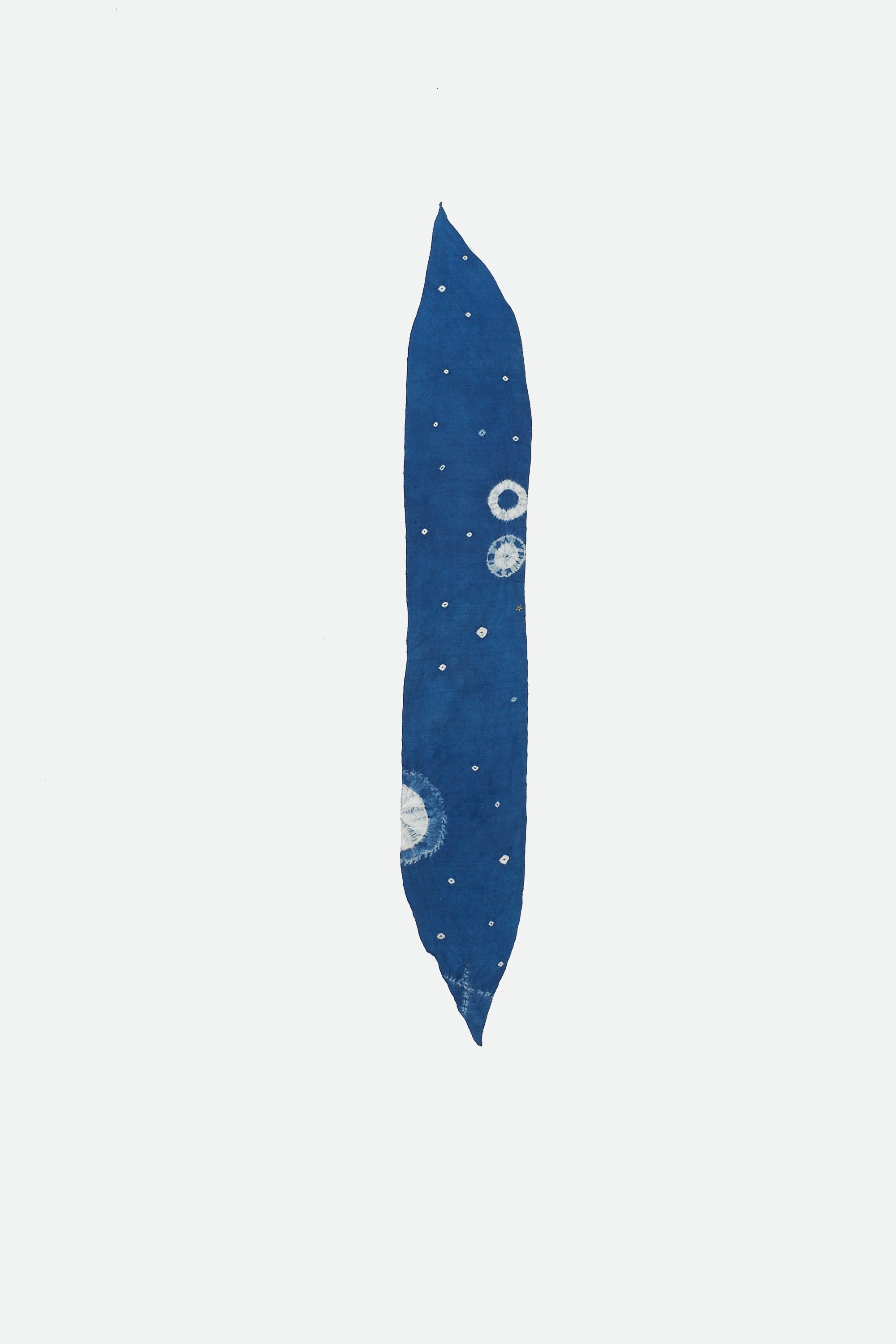Indigo shibori bandana