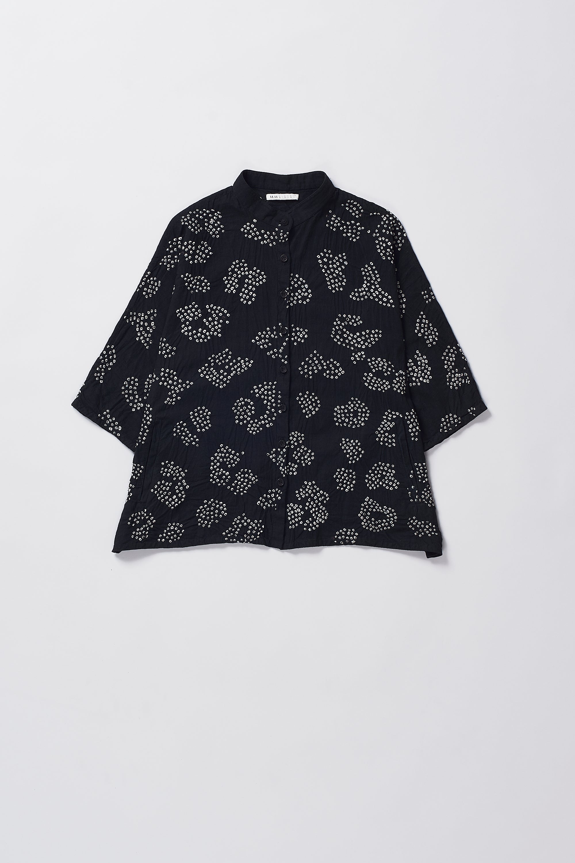 Black bandhani shirt