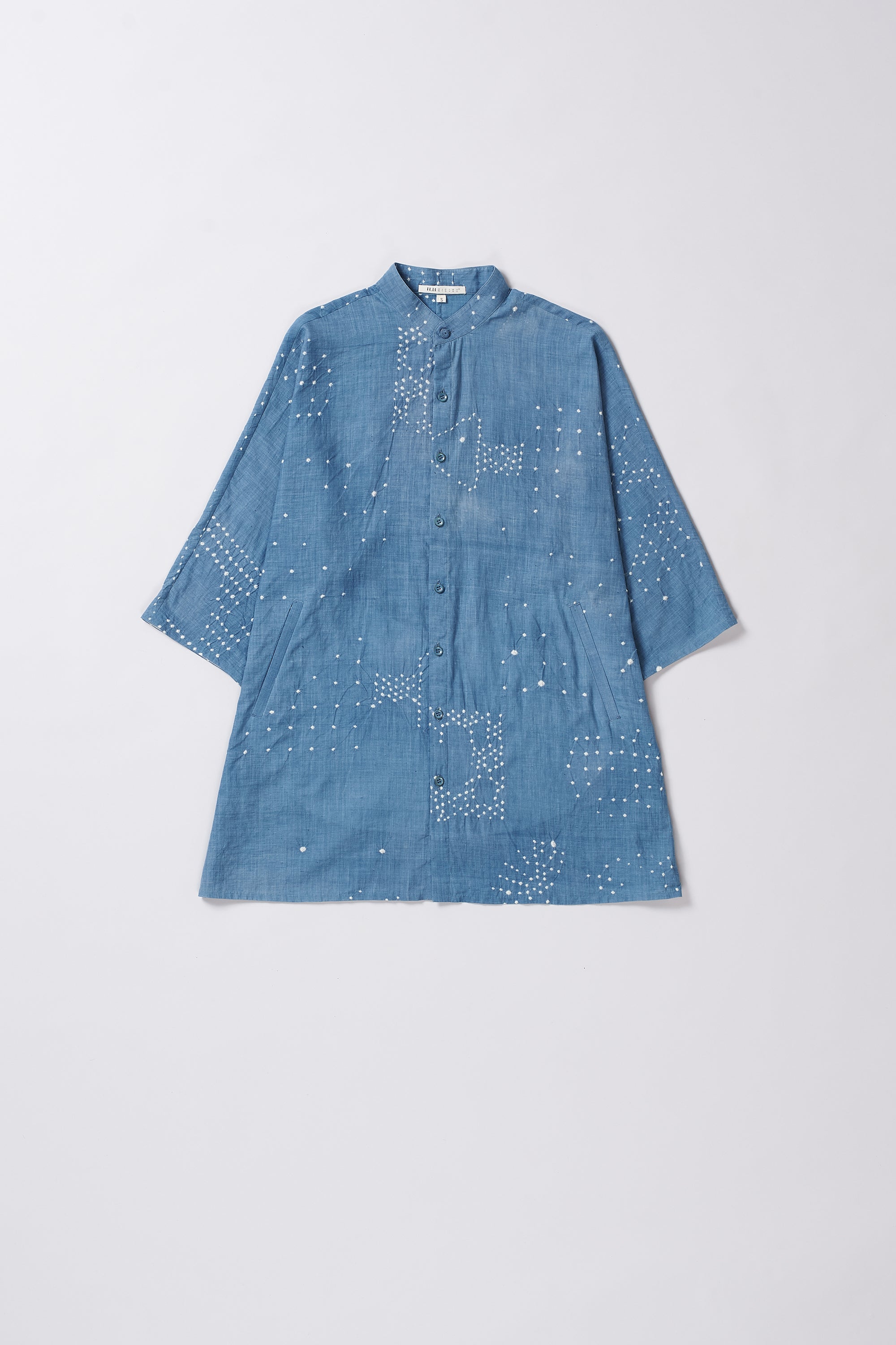 Sky indigo cotton shirt