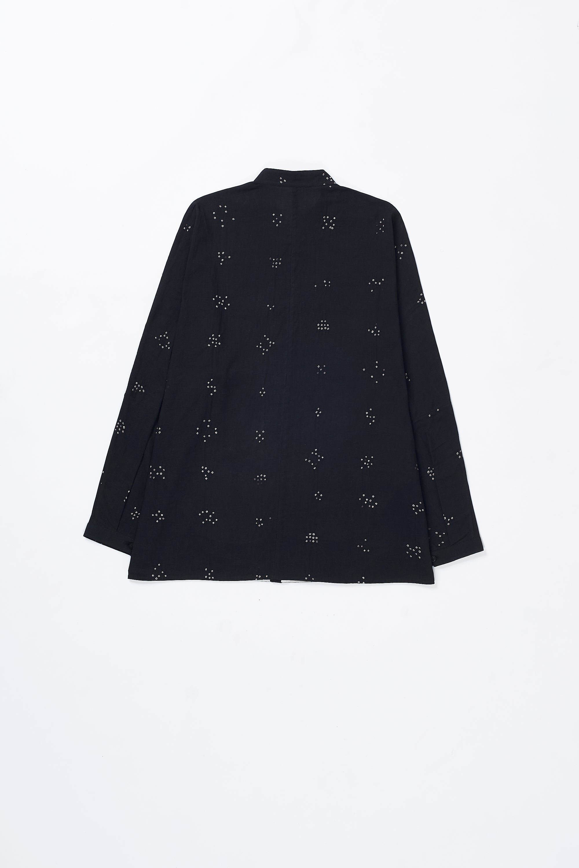 Back image of a black shirt