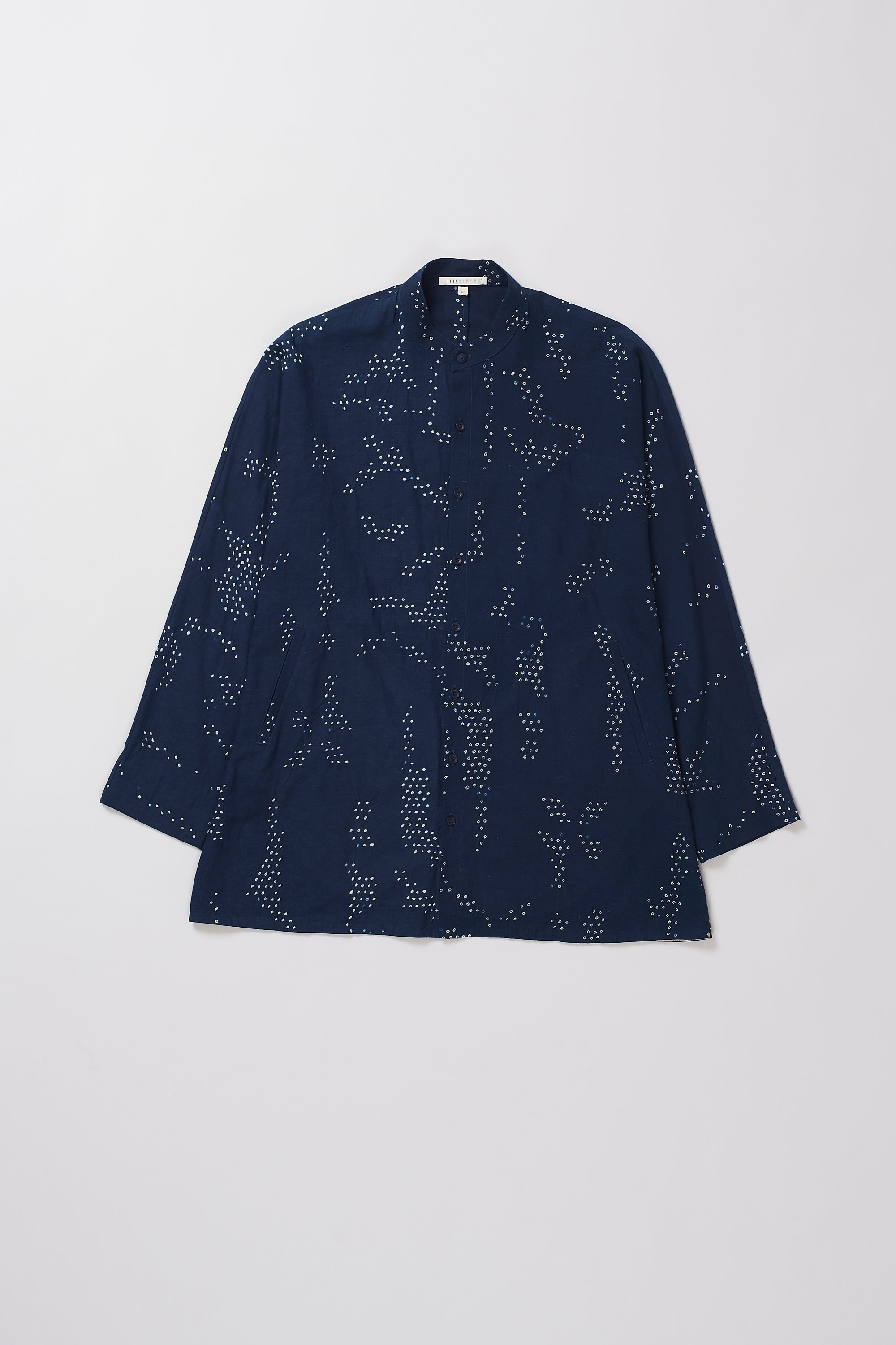 Indigo cotton shirt