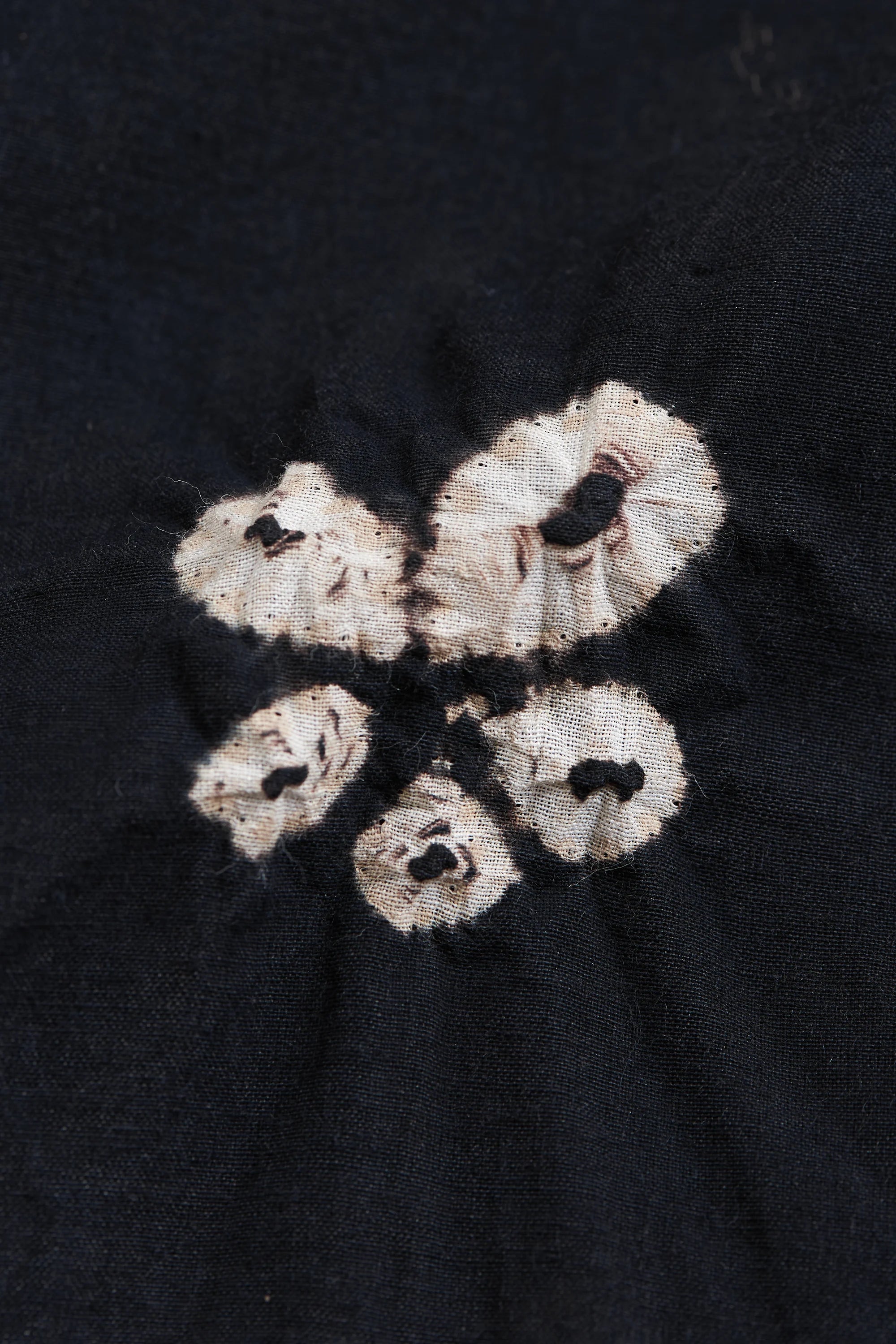 Fabric close-up with bandhani 