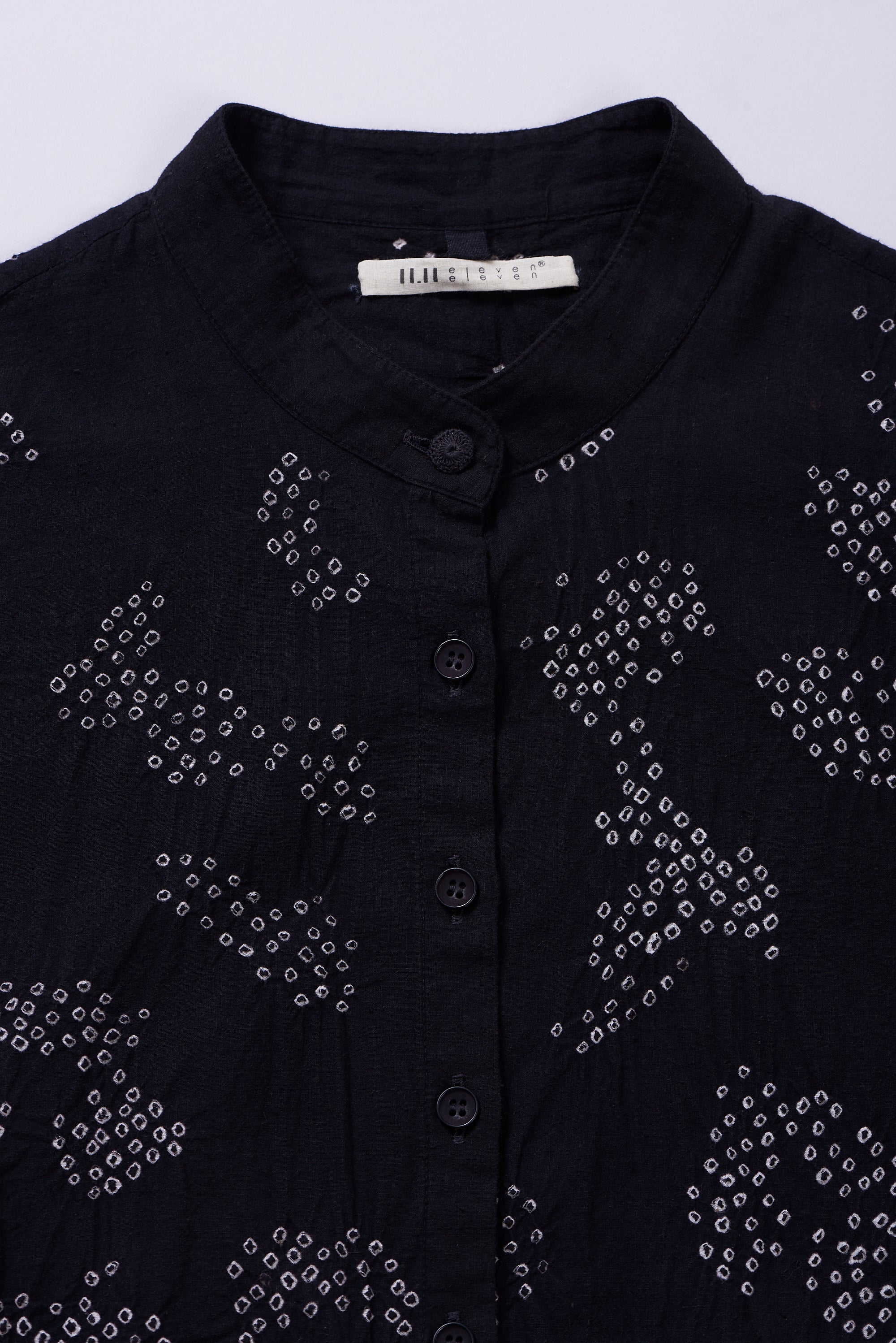 Close-up fabric with buttons