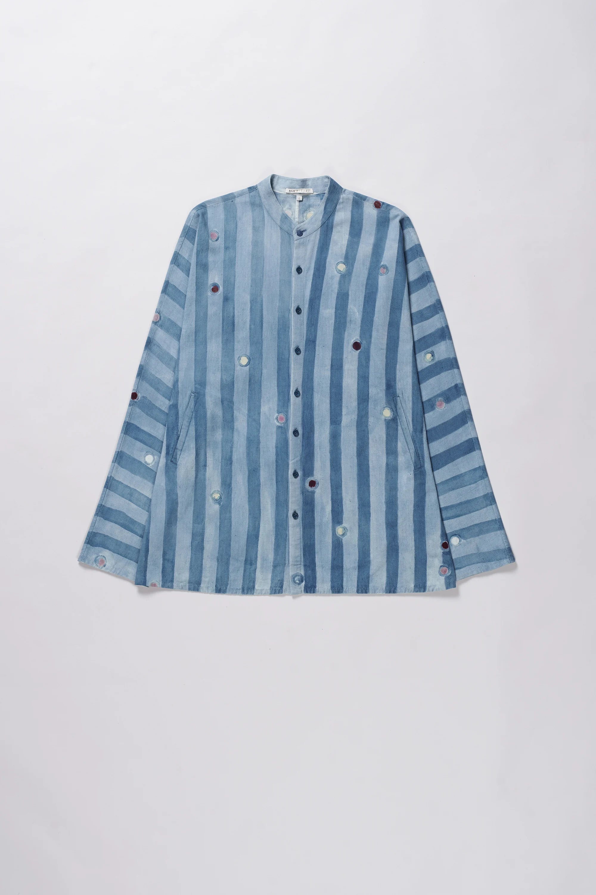 Light indigo cotton shirt