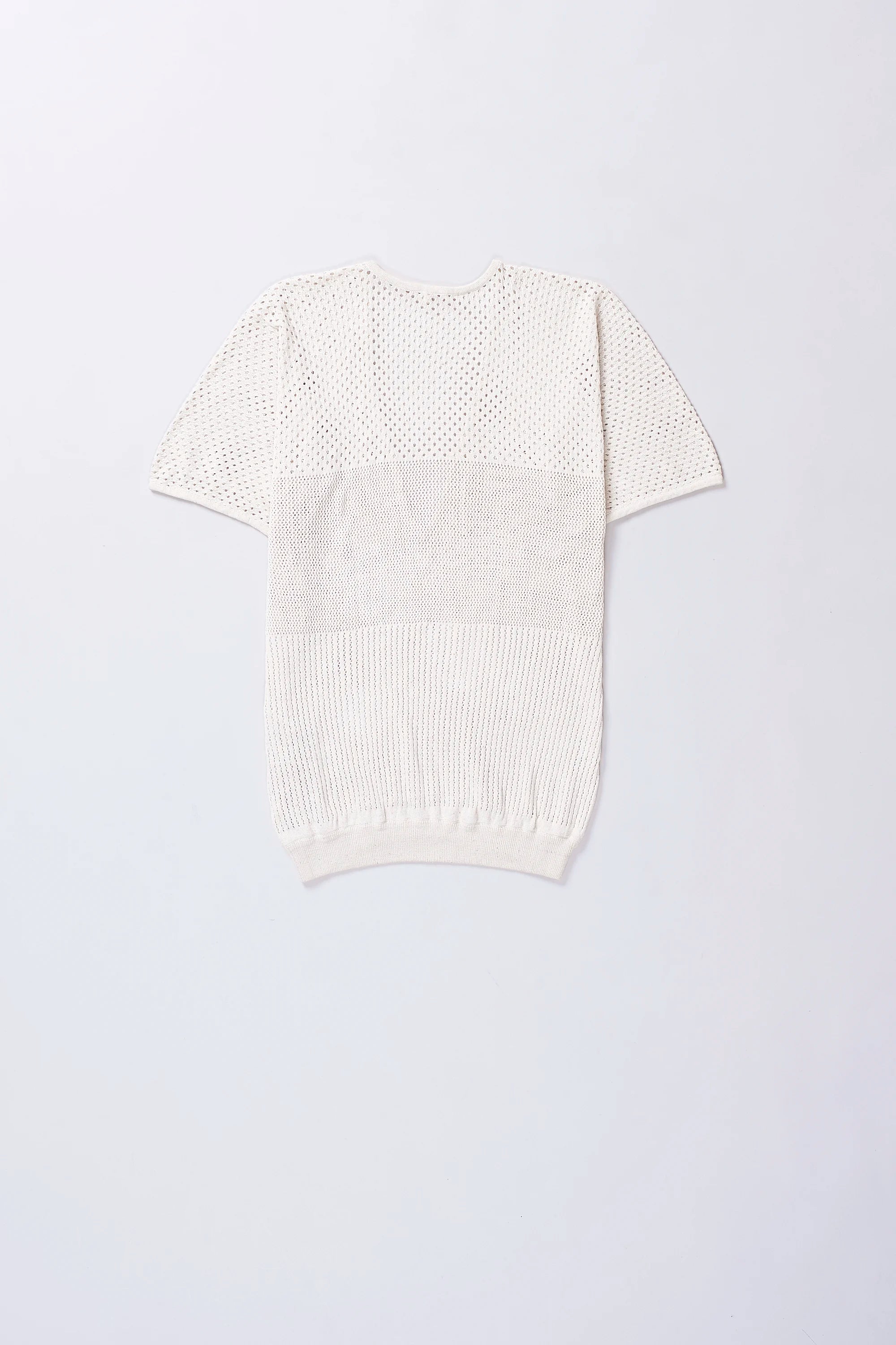 Back image of a ecru t-shirt