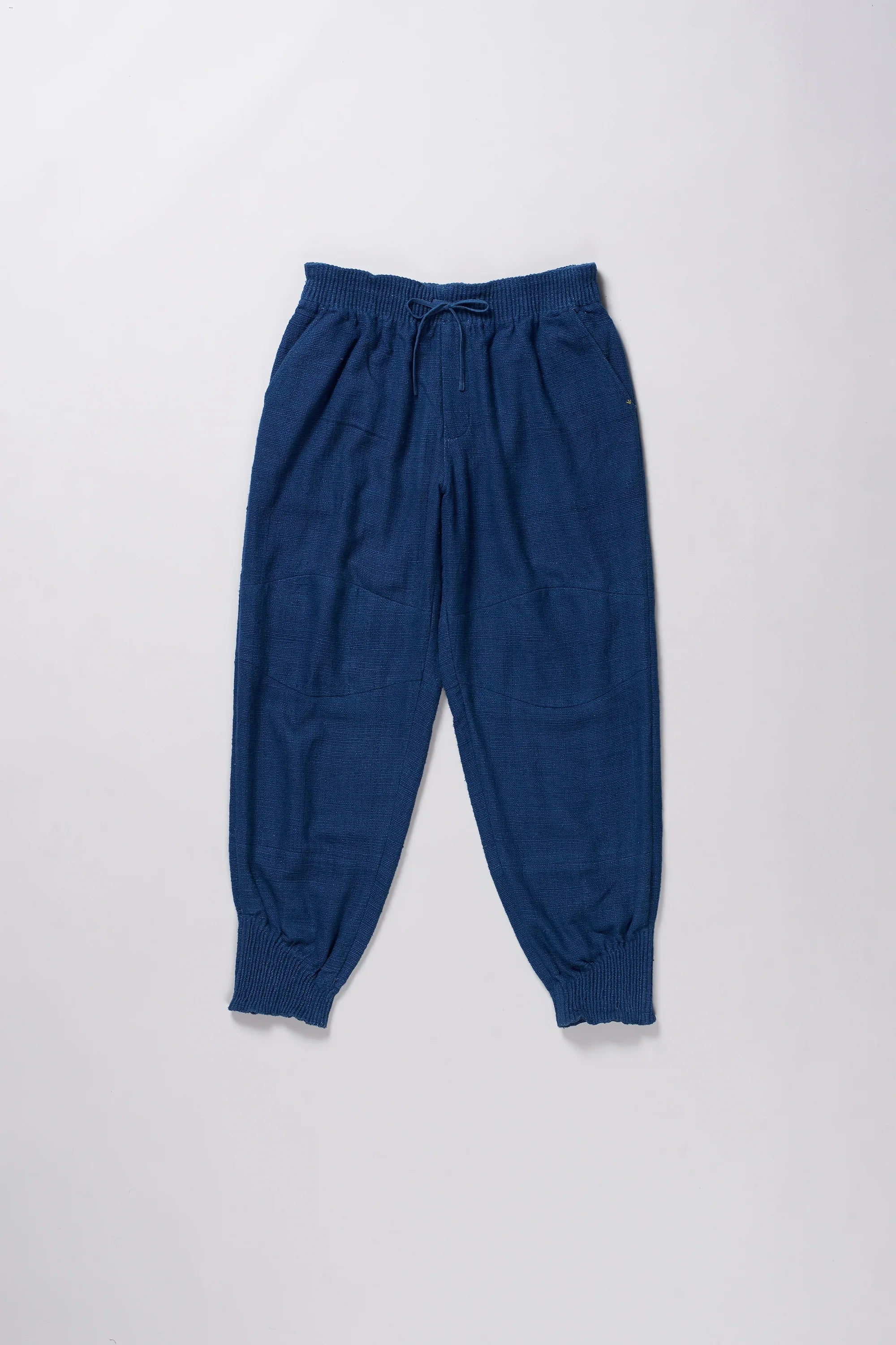 Medium indigo cotton pant