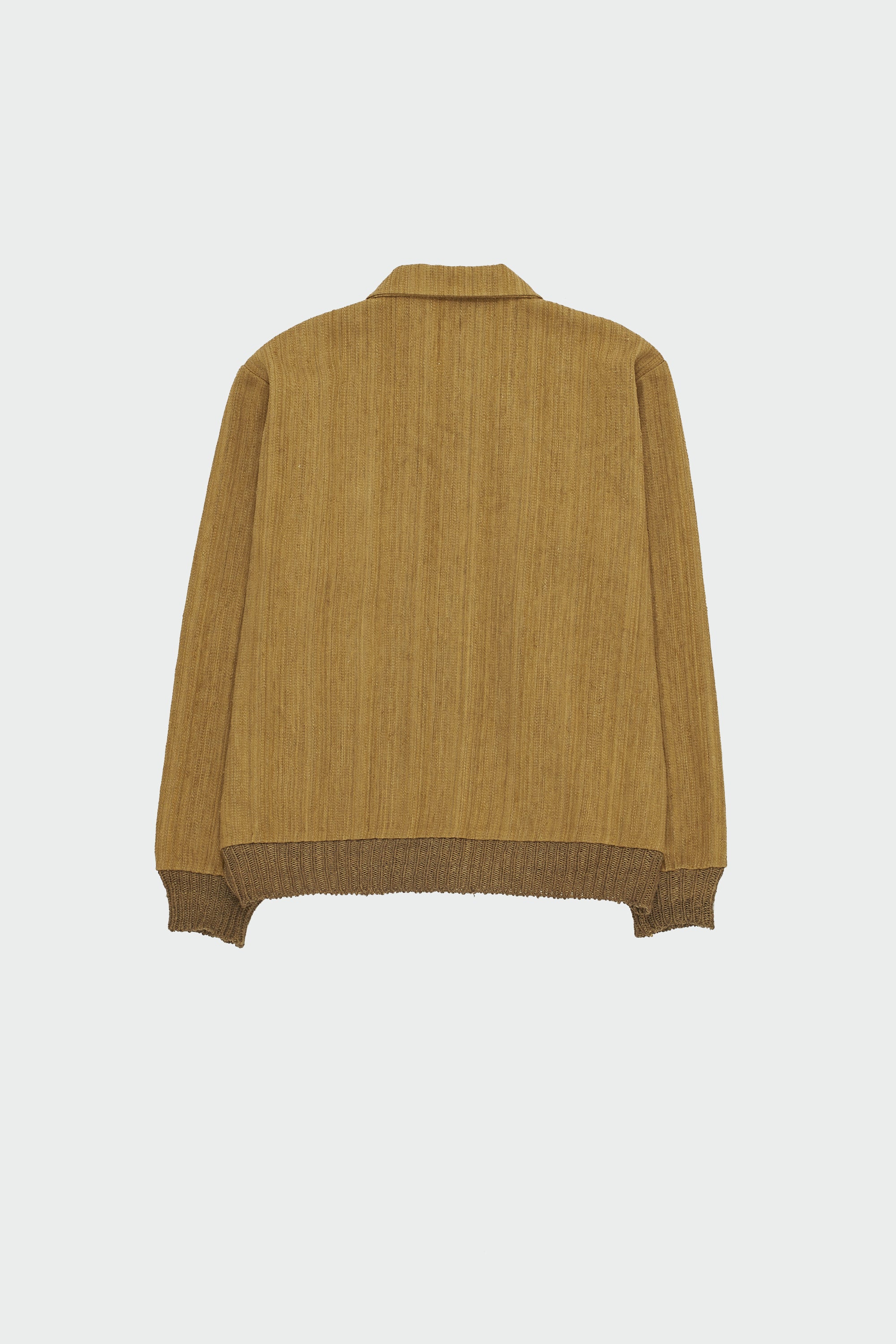 Flaxen Yellow Handspun Denim Jacket