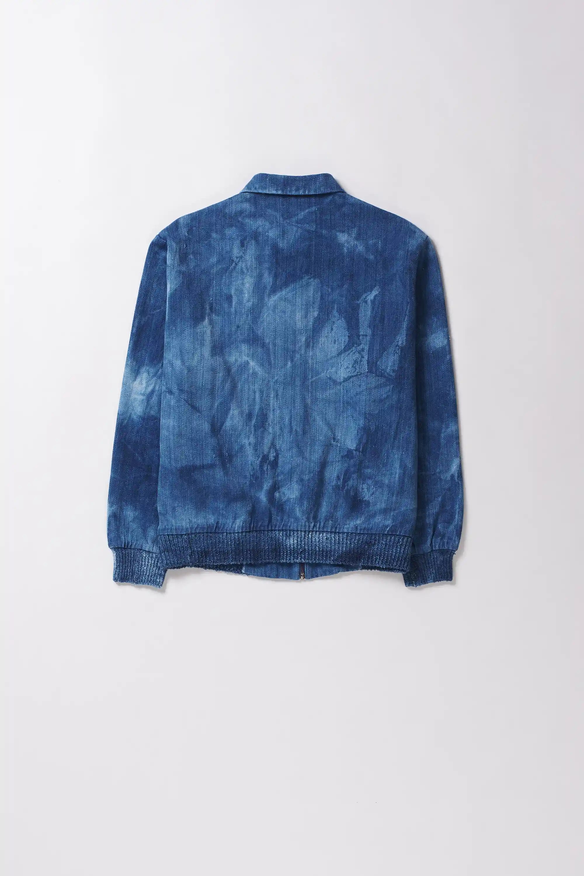 Back image of a indigo jacket