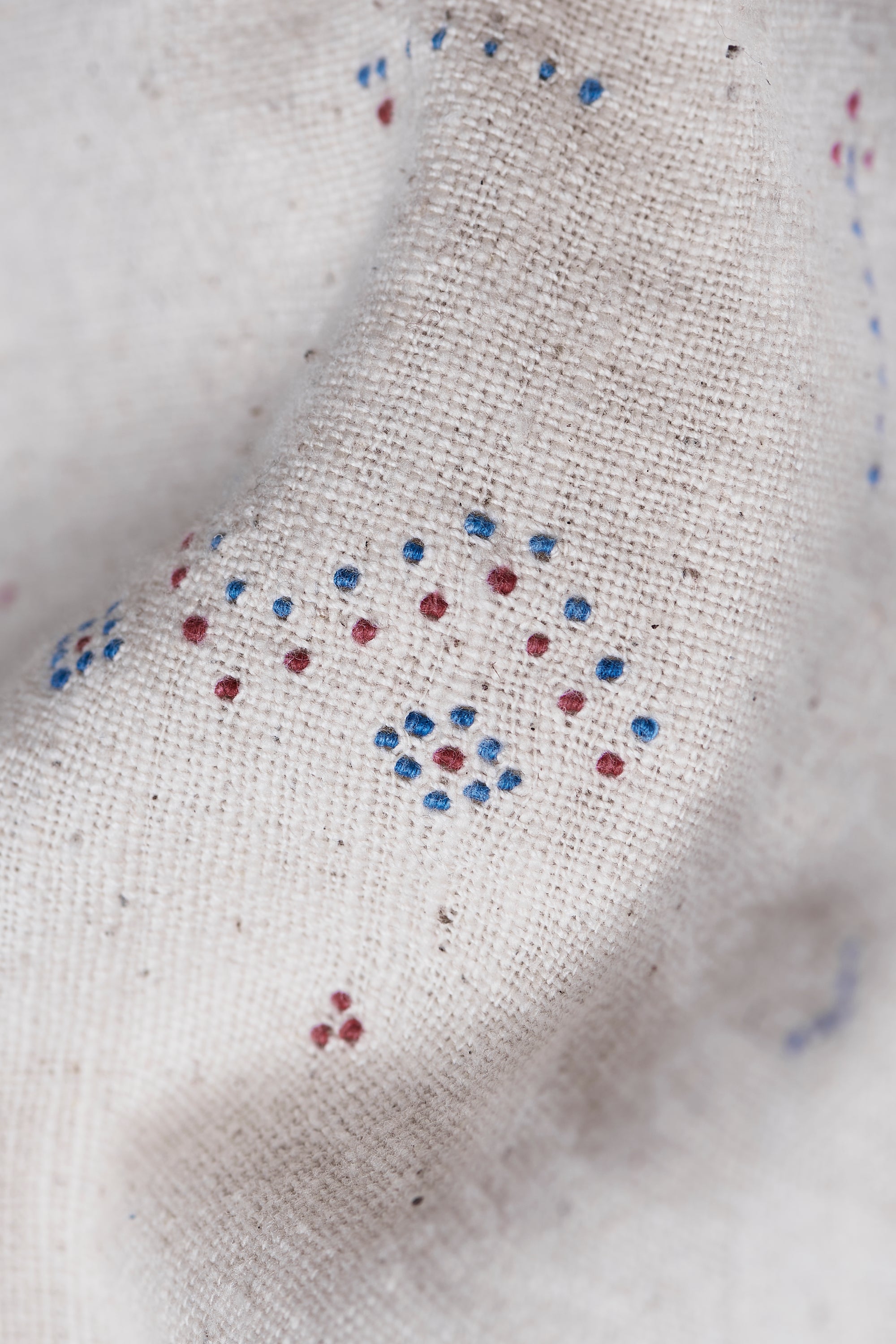 Fabric close-up with tangaliya work