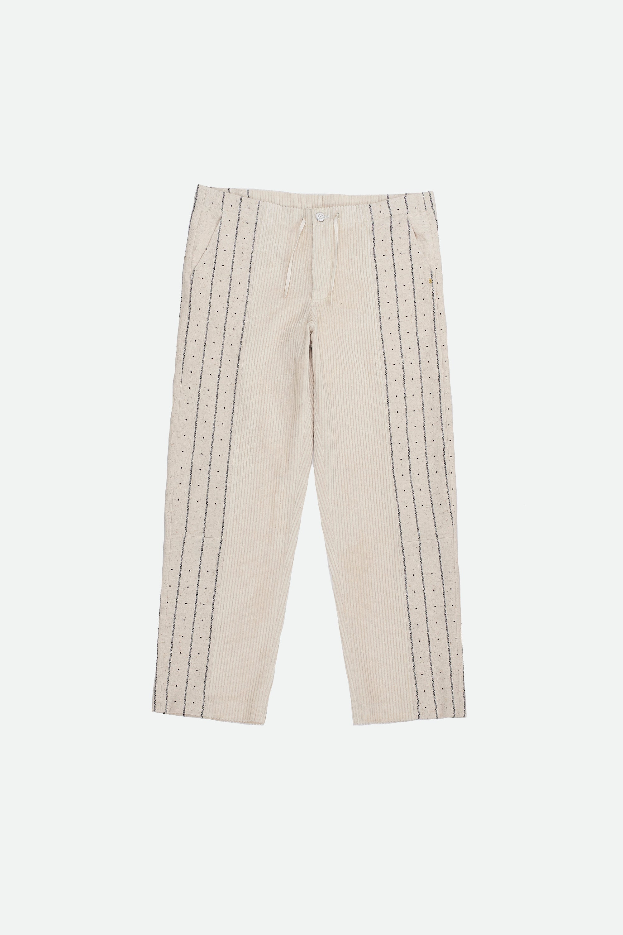 Ecru tangaliya cotton pant