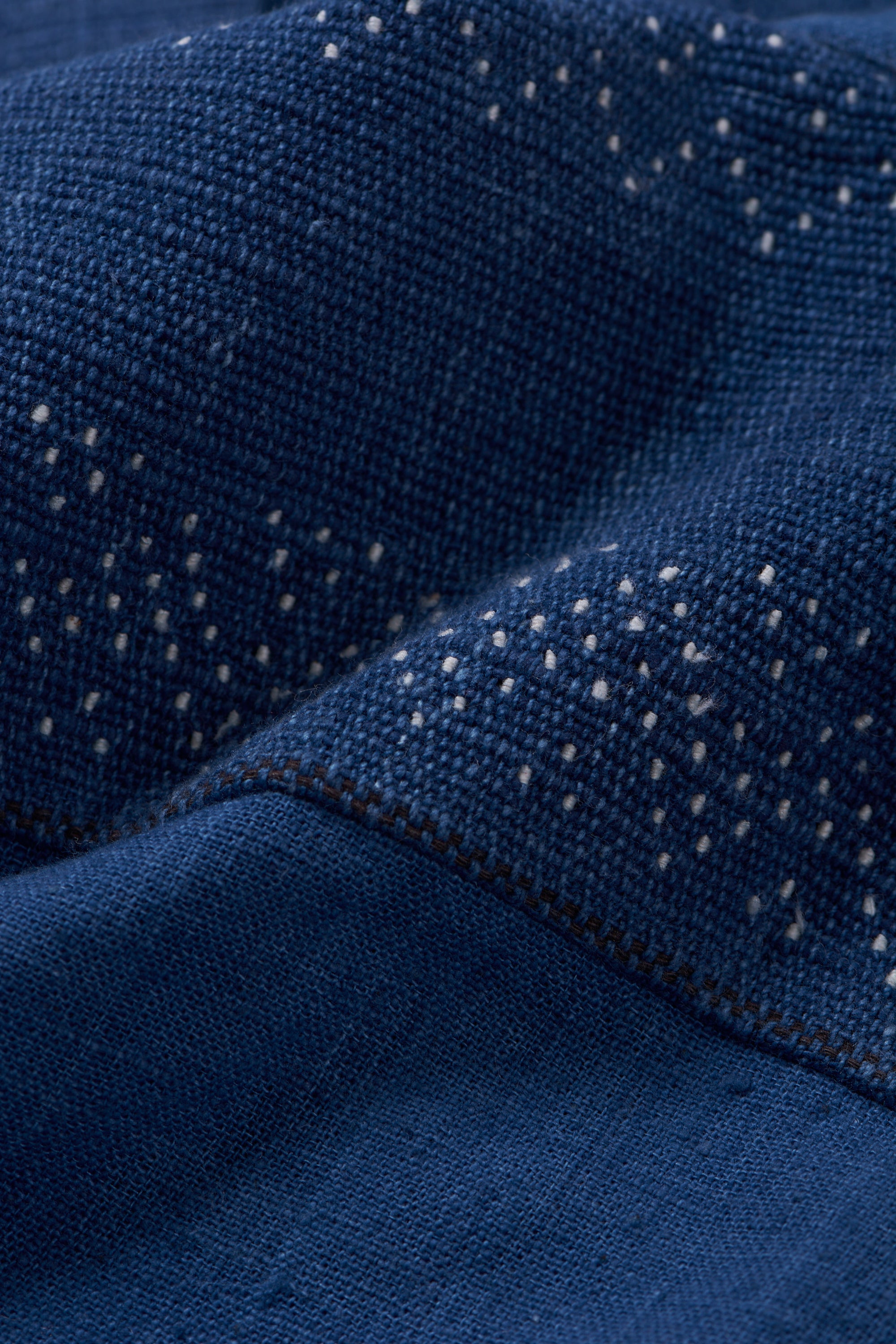 Fabric close-up with tangaliya work