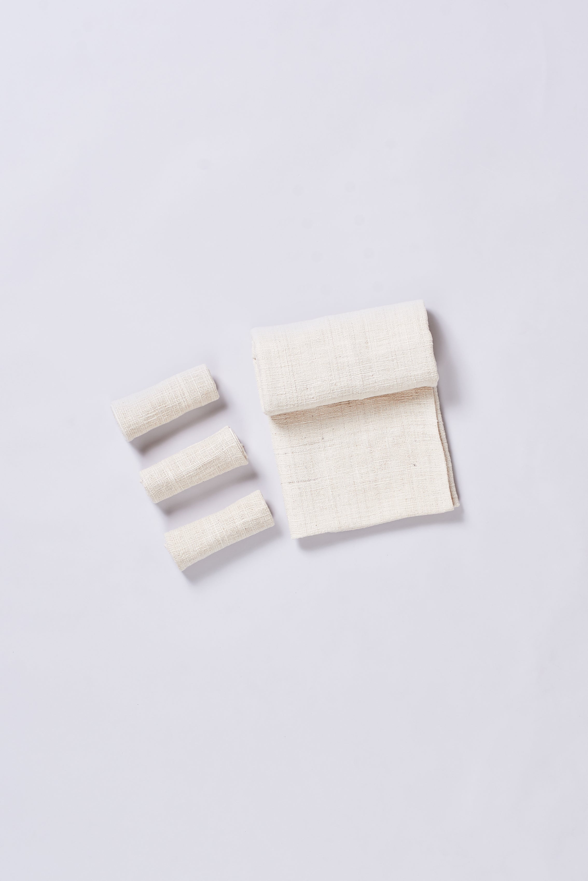 Cotton towel in ecru