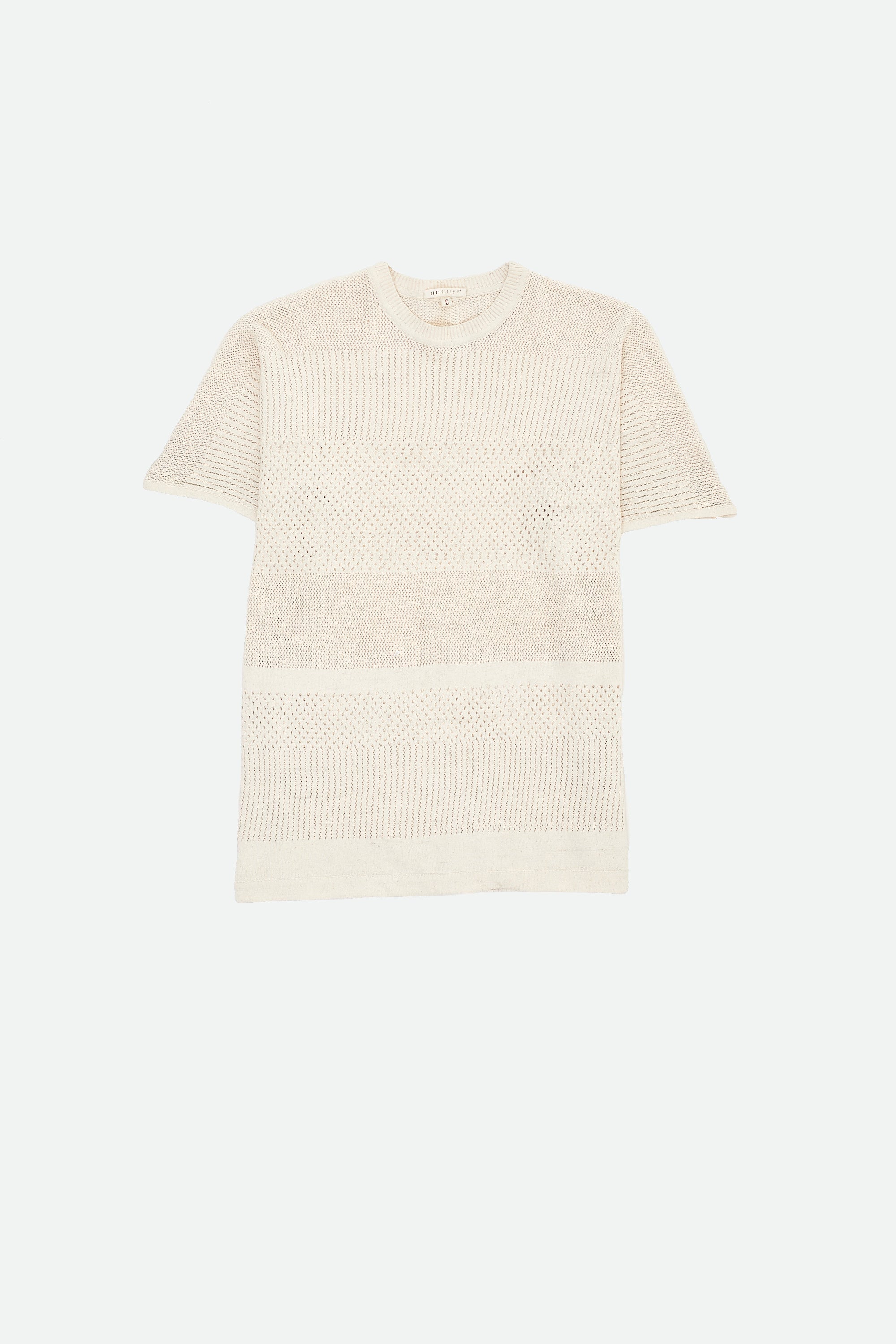 Ecru cotton t-shirt