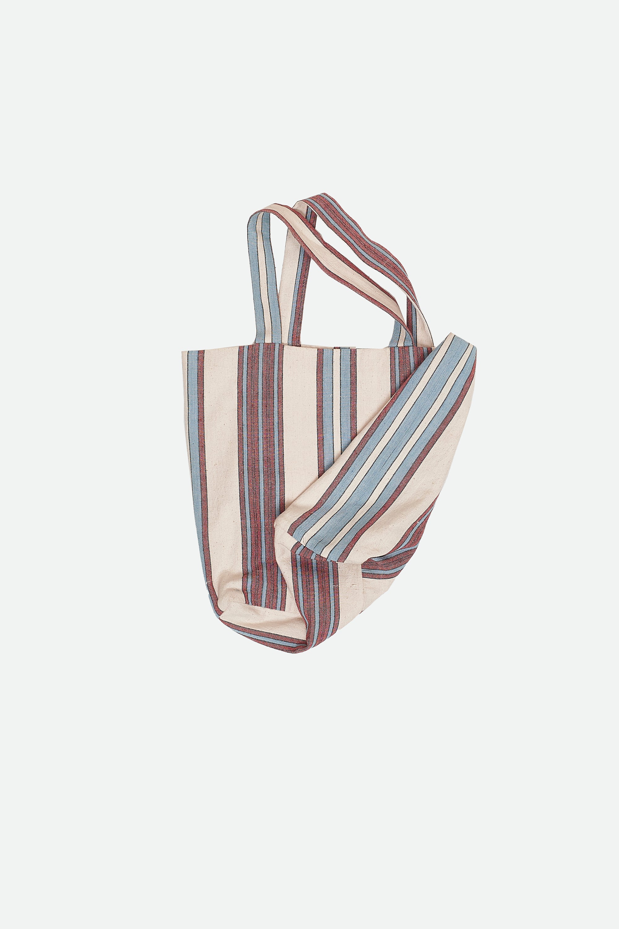Multi colour weft stripes bag