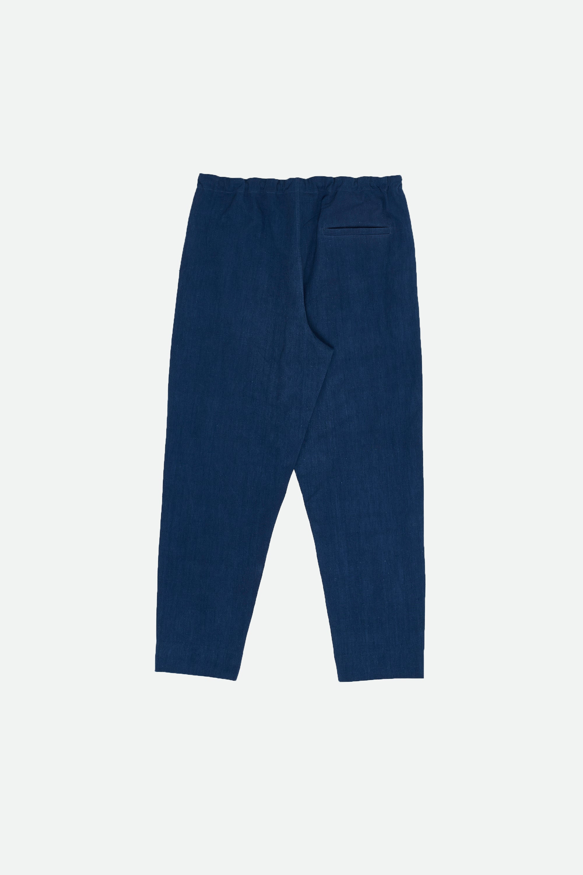 Back image of medium indigo pant