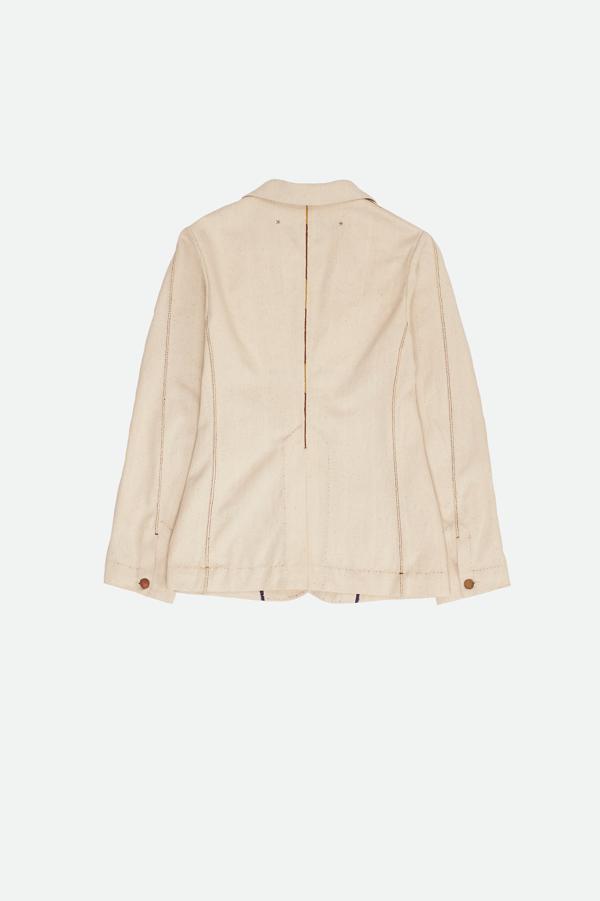 Back image of a ecru jacket