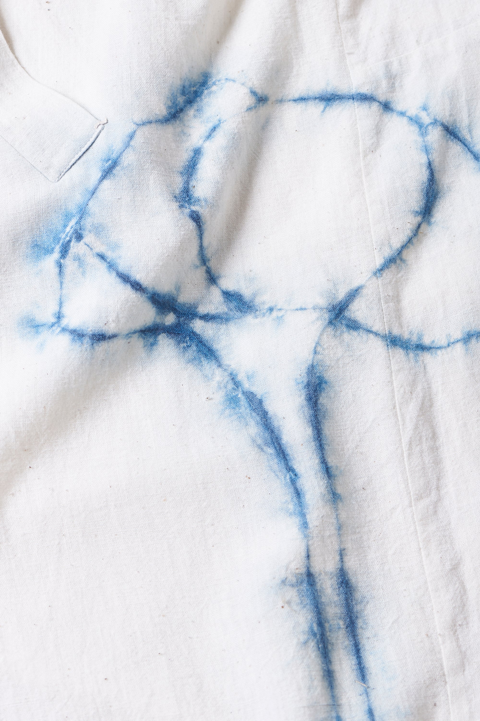 Fabric close-up with shibori