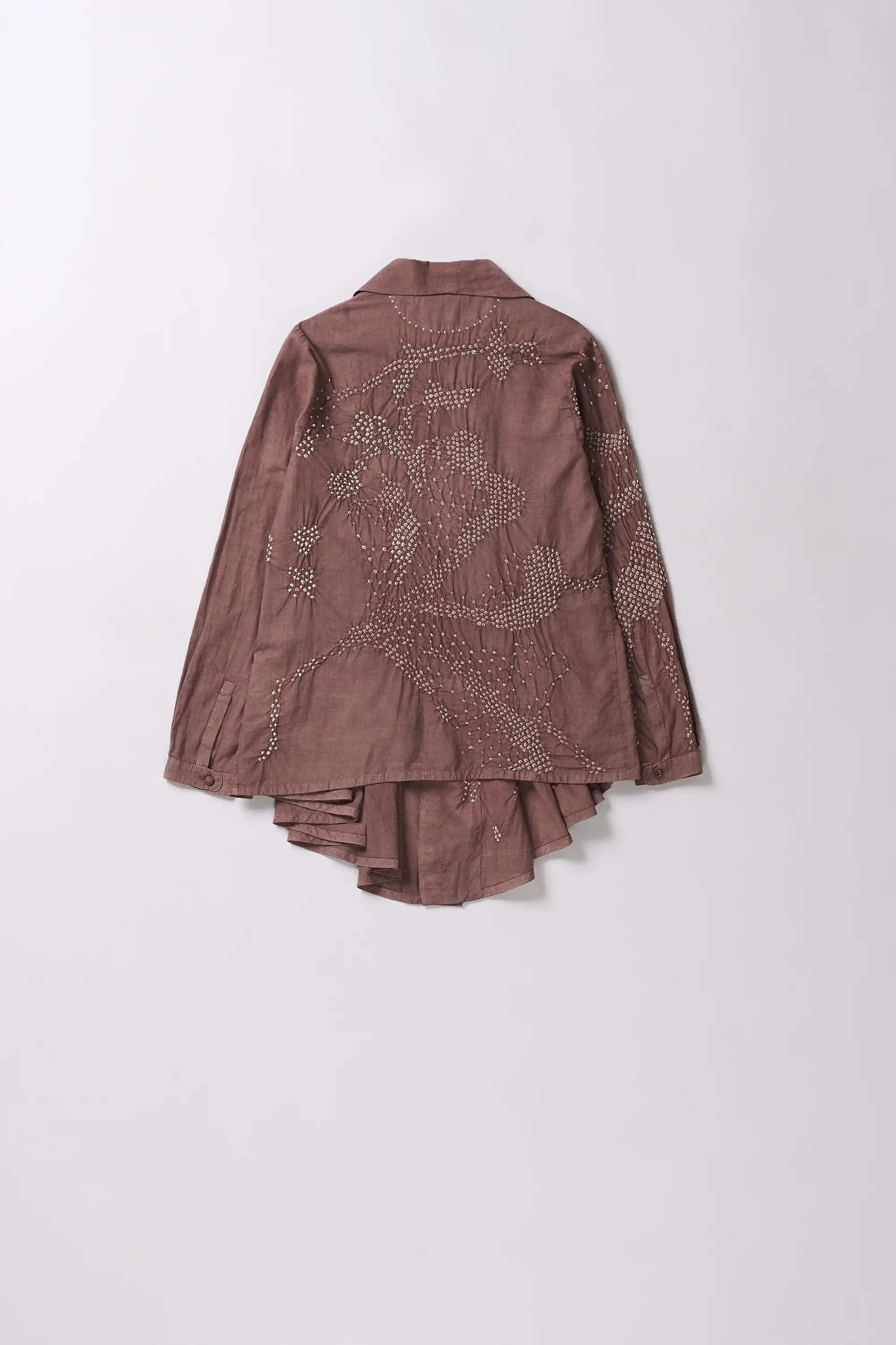 Old rose cotton shrug