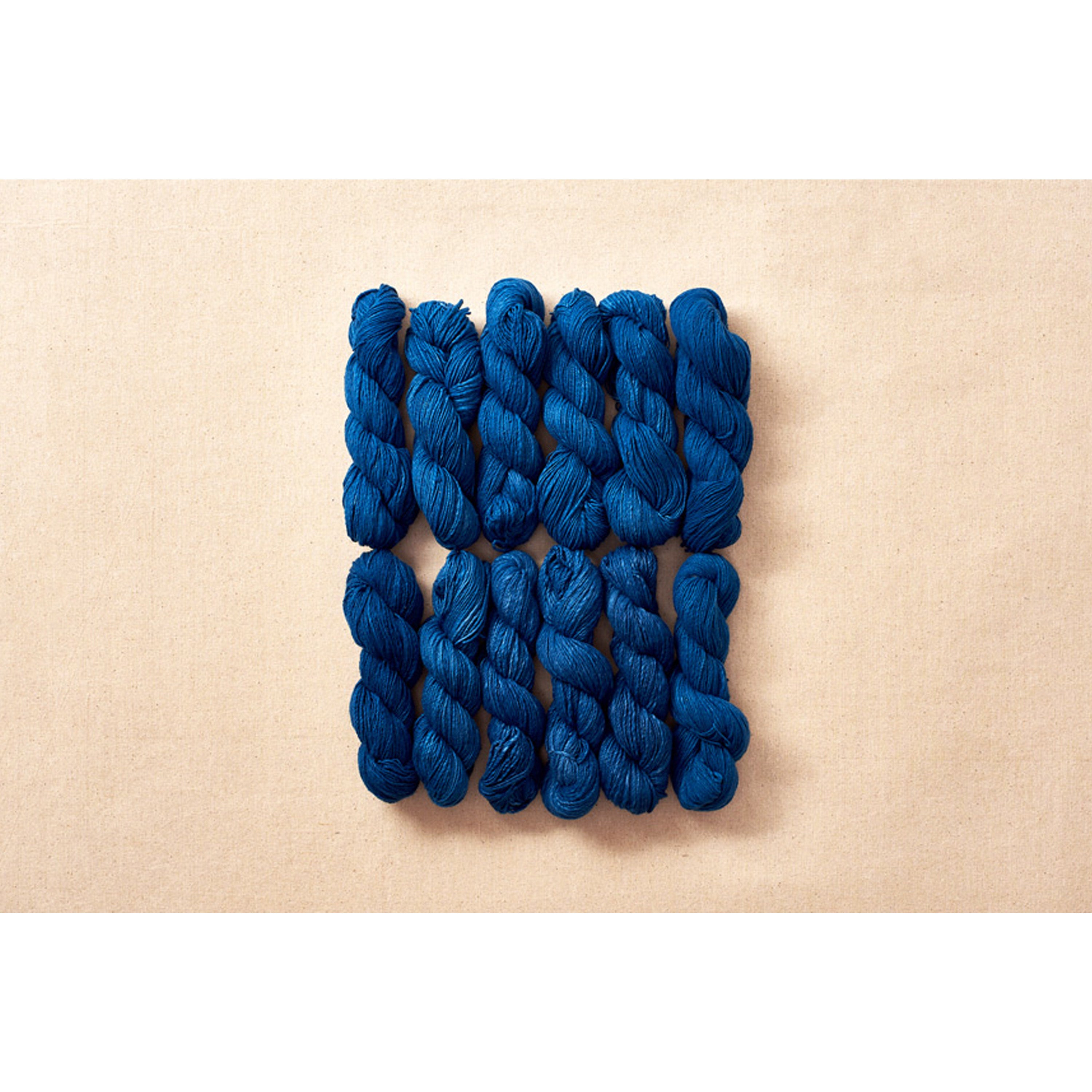 Indigo cotton yarns